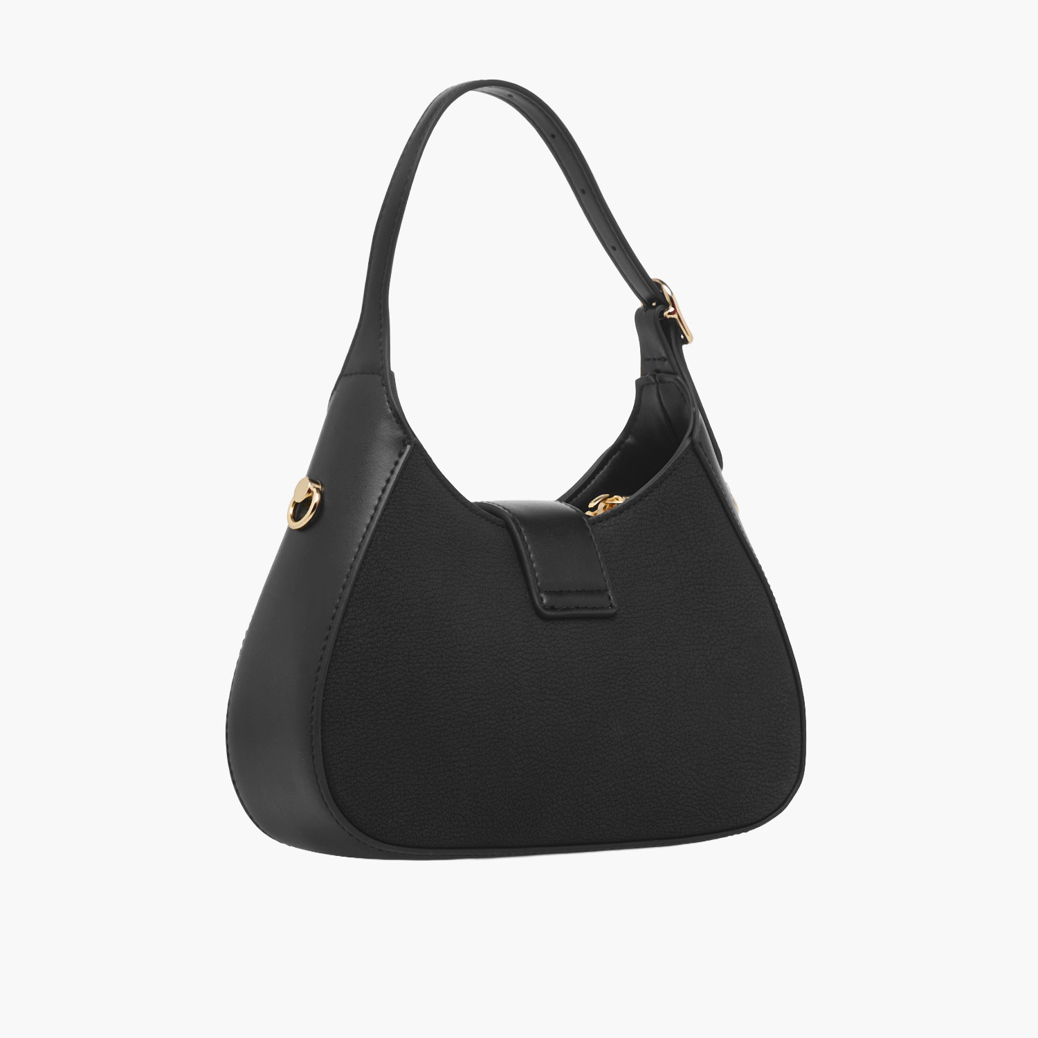 Chrisbella Solid Shoulder Bag with Twist Lock Closure-women-bagsandwallets-handbags-image-4