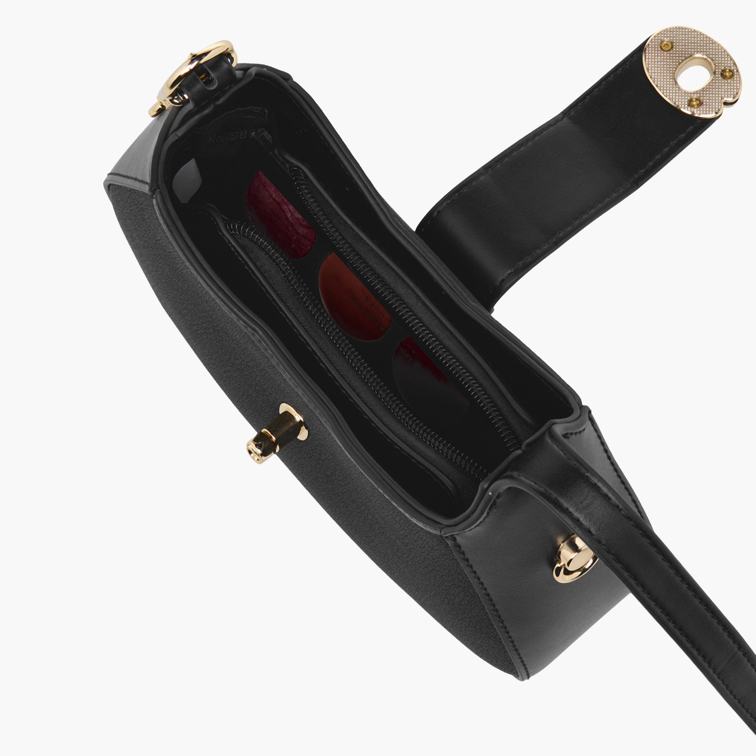 Chrisbella Solid Shoulder Bag with Twist Lock Closure-women-bagsandwallets-handbags-image-8