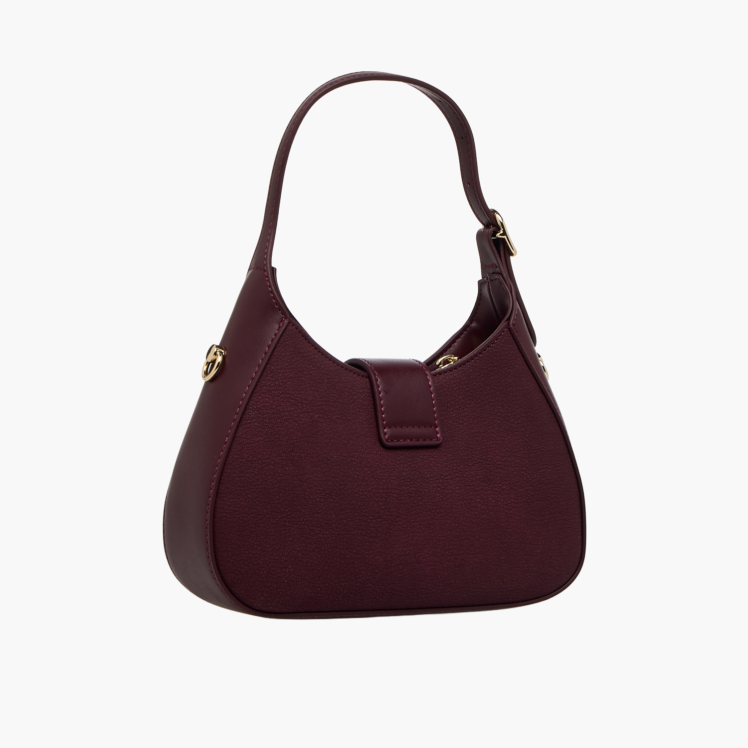 Chrisbella Solid Shoulder Bag with Twist Lock Closure-women-bagsandwallets-handbags-image-4