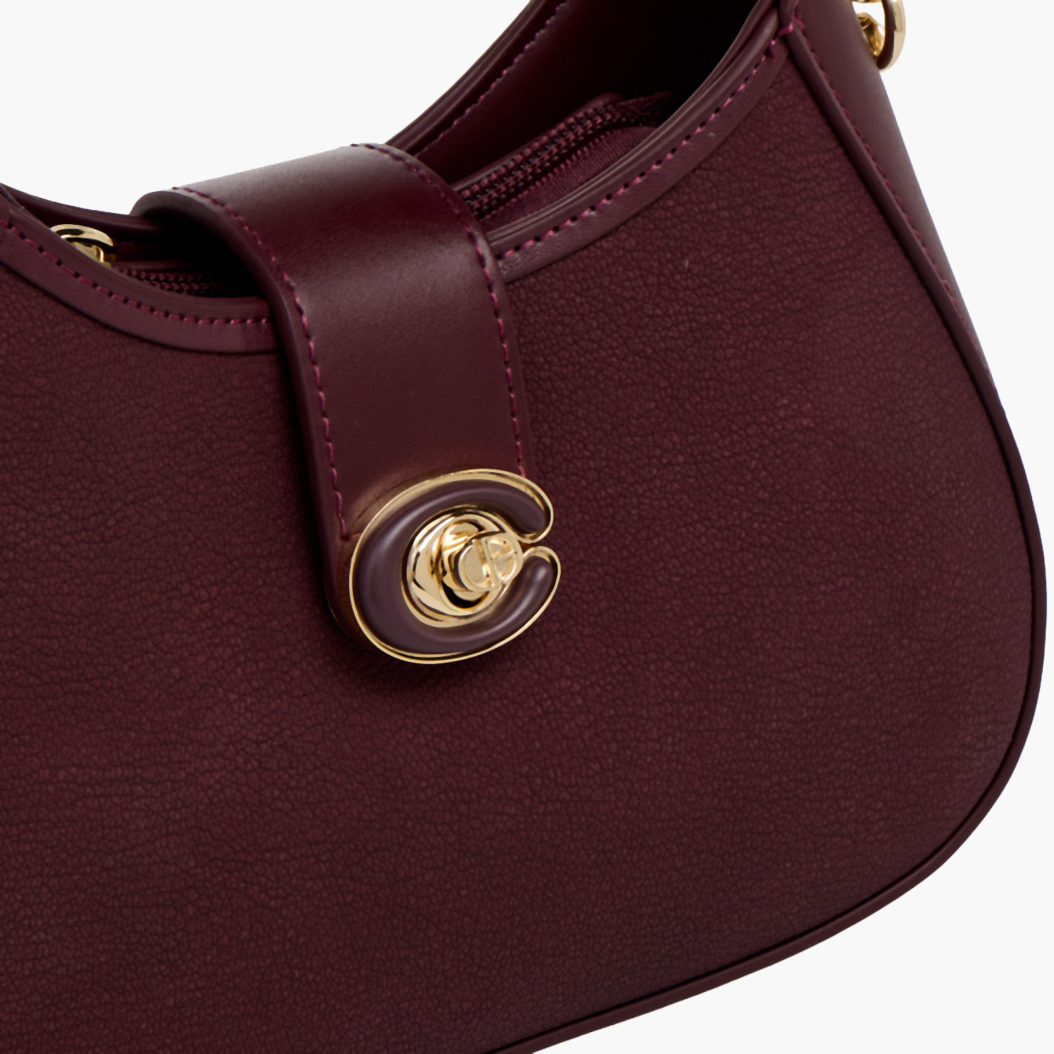 Chrisbella Solid Shoulder Bag with Twist Lock Closure-women-bagsandwallets-handbags-image-5
