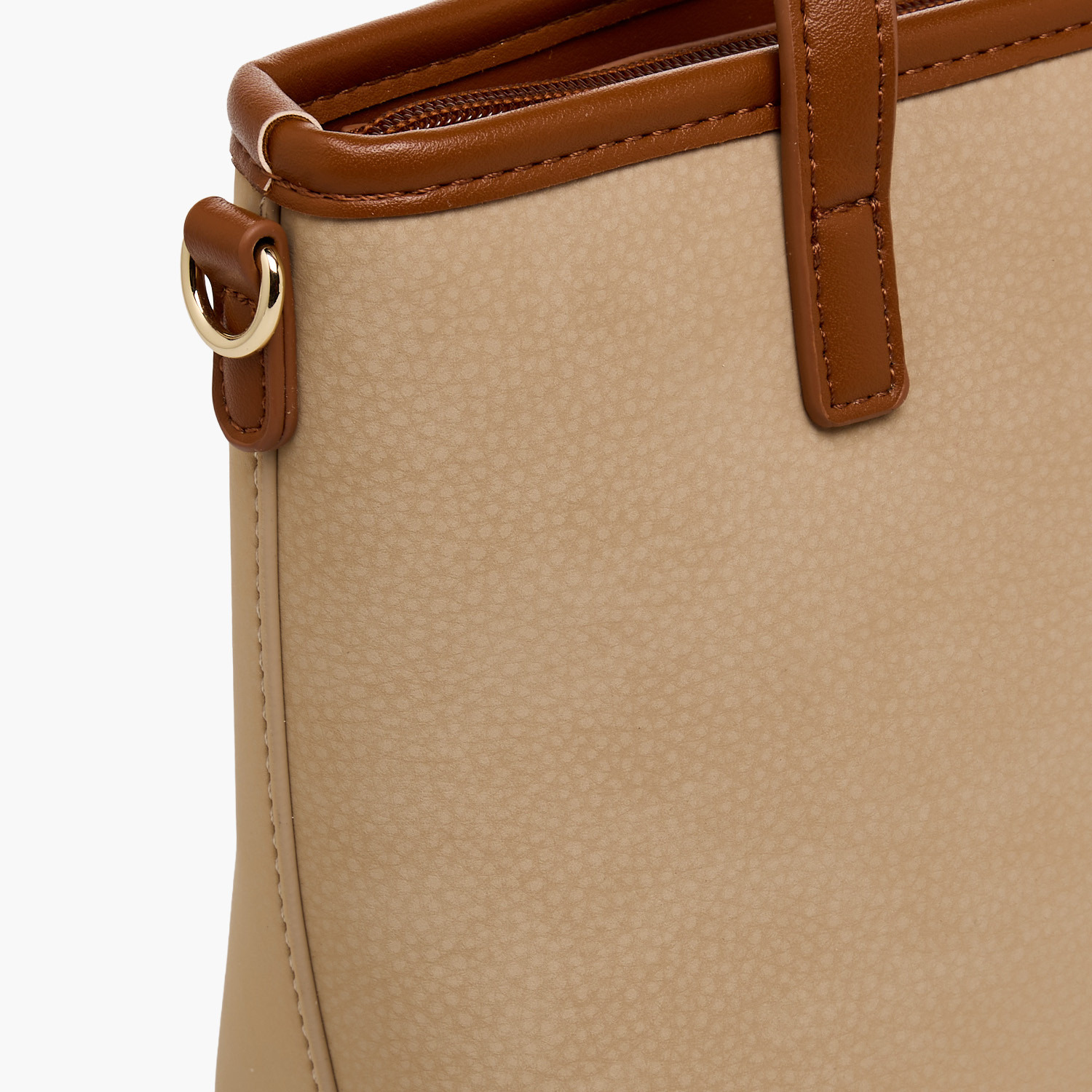 Chrisbella Solid Tote Bag with Zip Closure-women-bagsandwallets-handbags-image-6