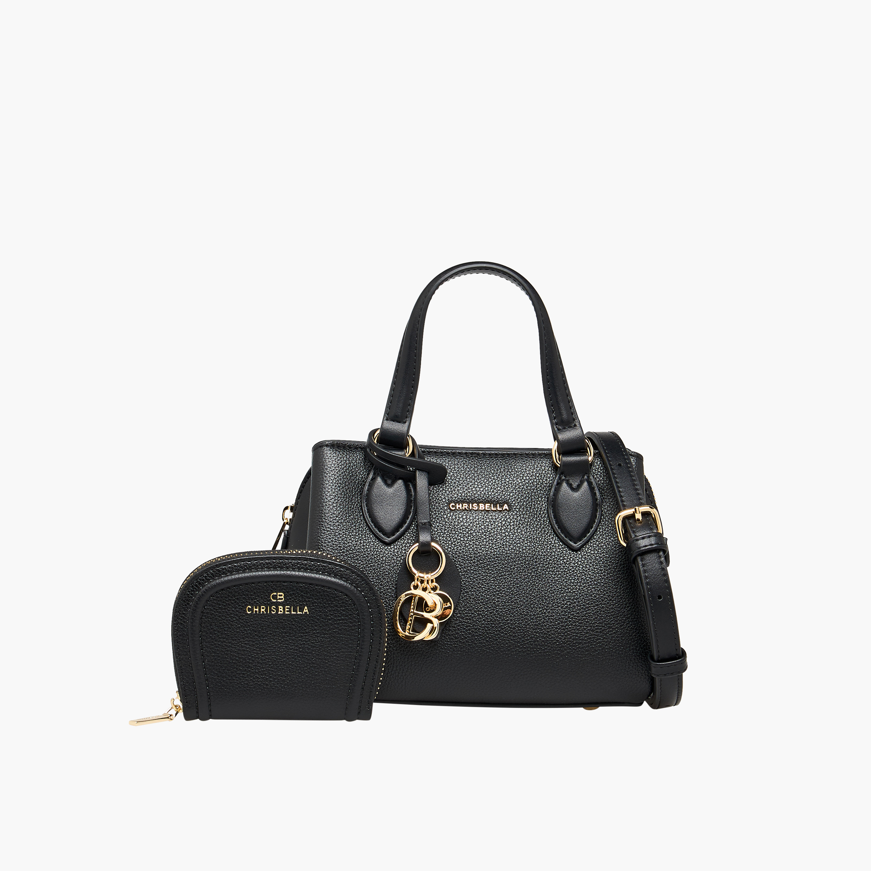Chrisbella Textured Tote Bag with Wallet-women-bagsandwallets-handbags-image-1