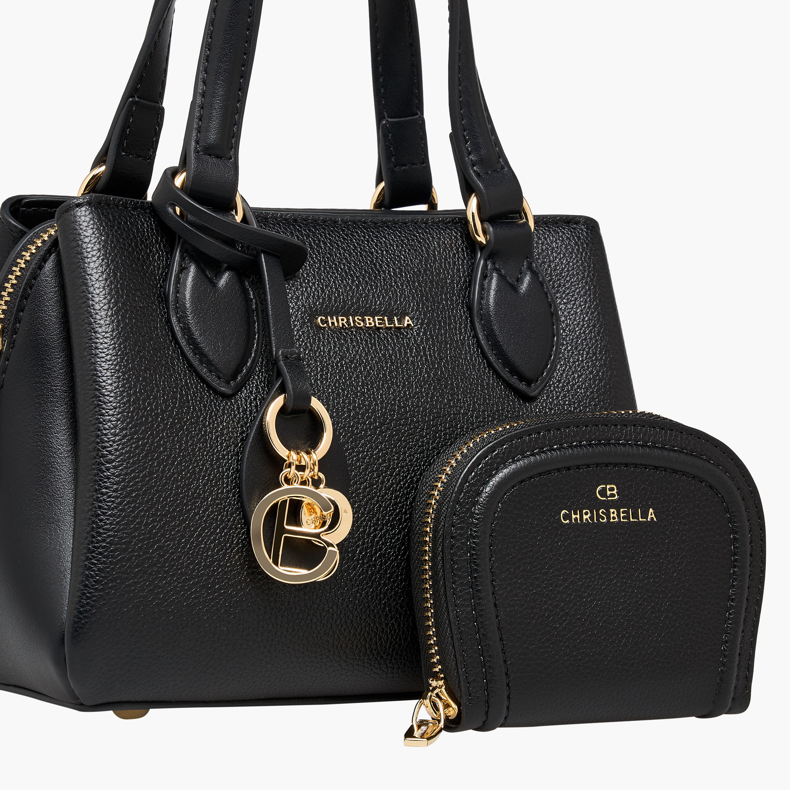 Chrisbella Textured Tote Bag with Wallet-women-bagsandwallets-handbags-image-5