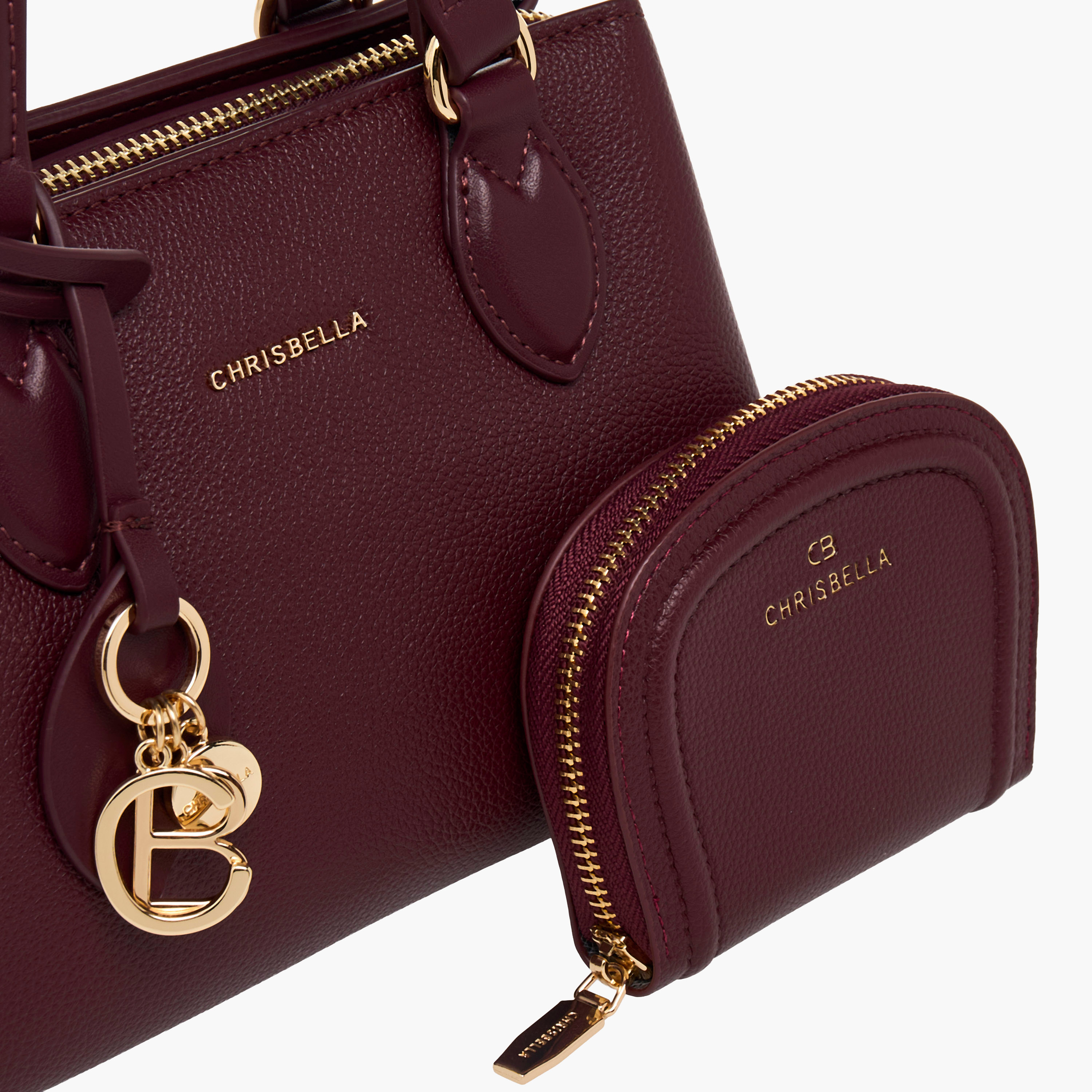 Chrisbella Textured Tote Bag with Wallet-women-bagsandwallets-handbags-image-7