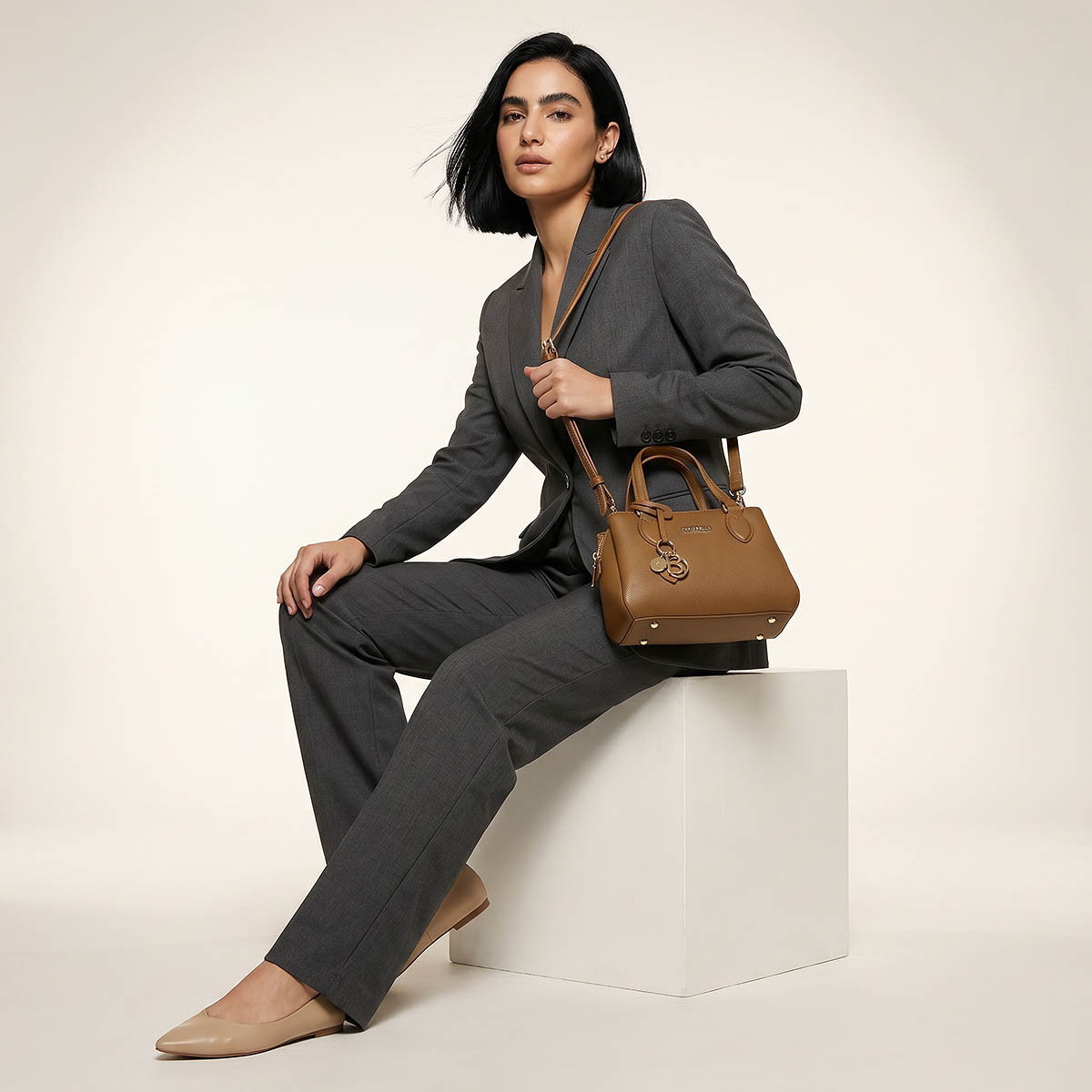 Chrisbella Textured Tote Bag with Wallet-women-bagsandwallets-handbags-image-2