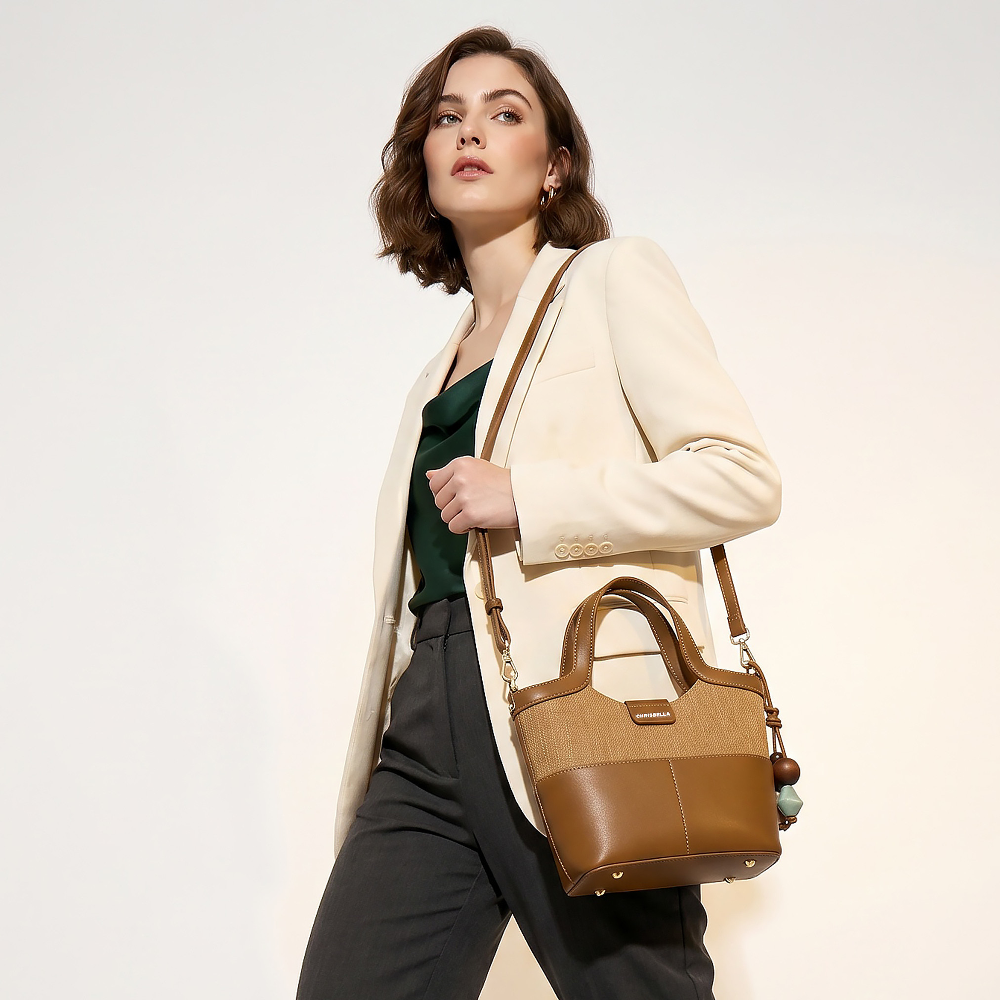 Chrisbella Textured Tote Bag with Wallet-women-bagsandwallets-handbags-image-2