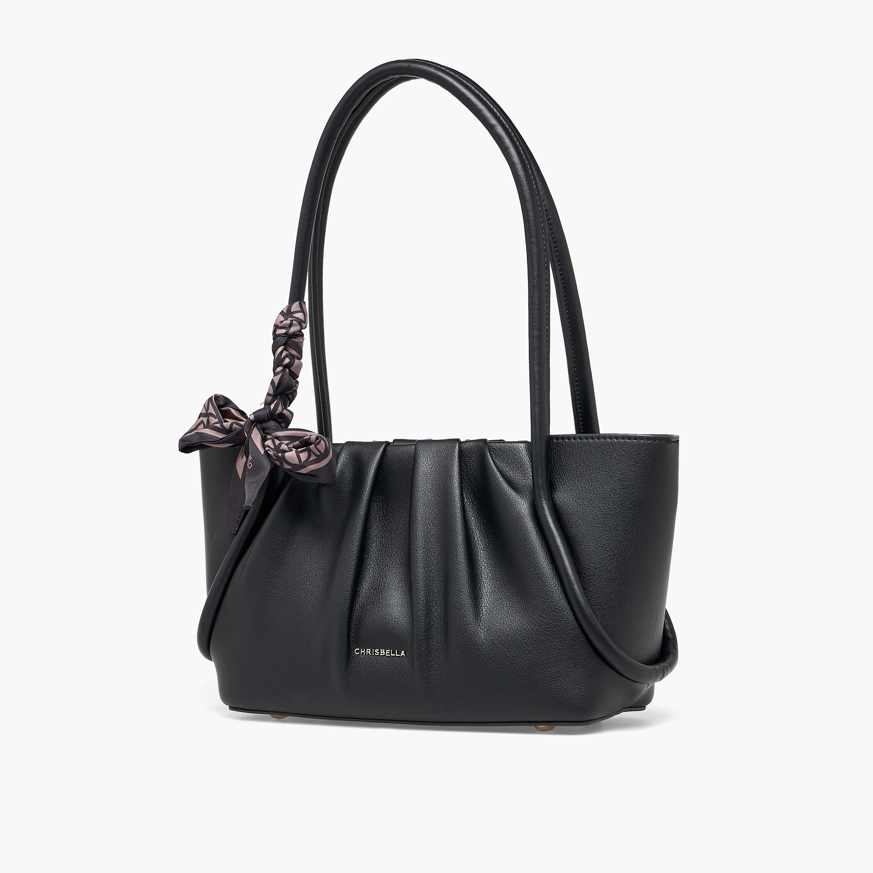 Chrisbella Pleated Tote Bag with Wallet-women-bagsandwallets-handbags-image-2