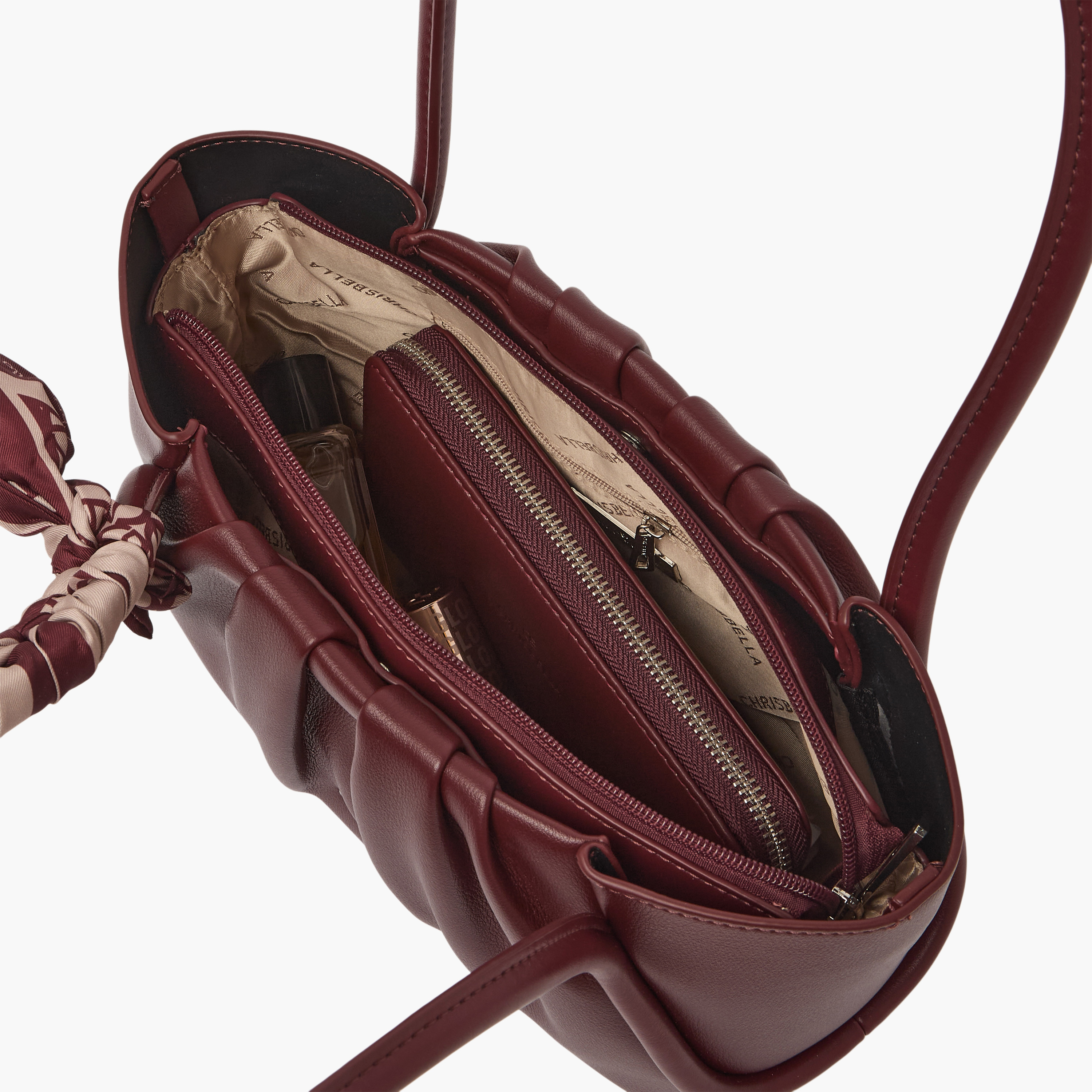 شنطة توتي بكسرات مع محفظة بسحاب من كريسبيلا-women-bagsandwallets-handbags-image-8