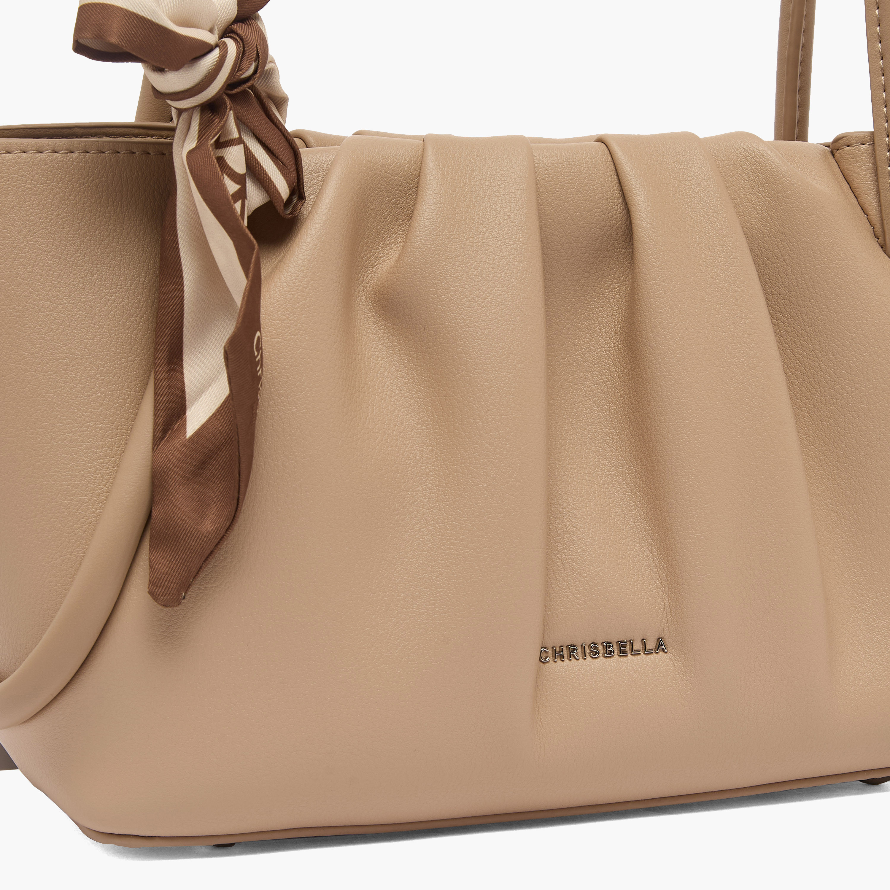 Chrisbella Pleated Tote Bag with Zip Around Wallet-women-bagsandwallets-handbags-image-3