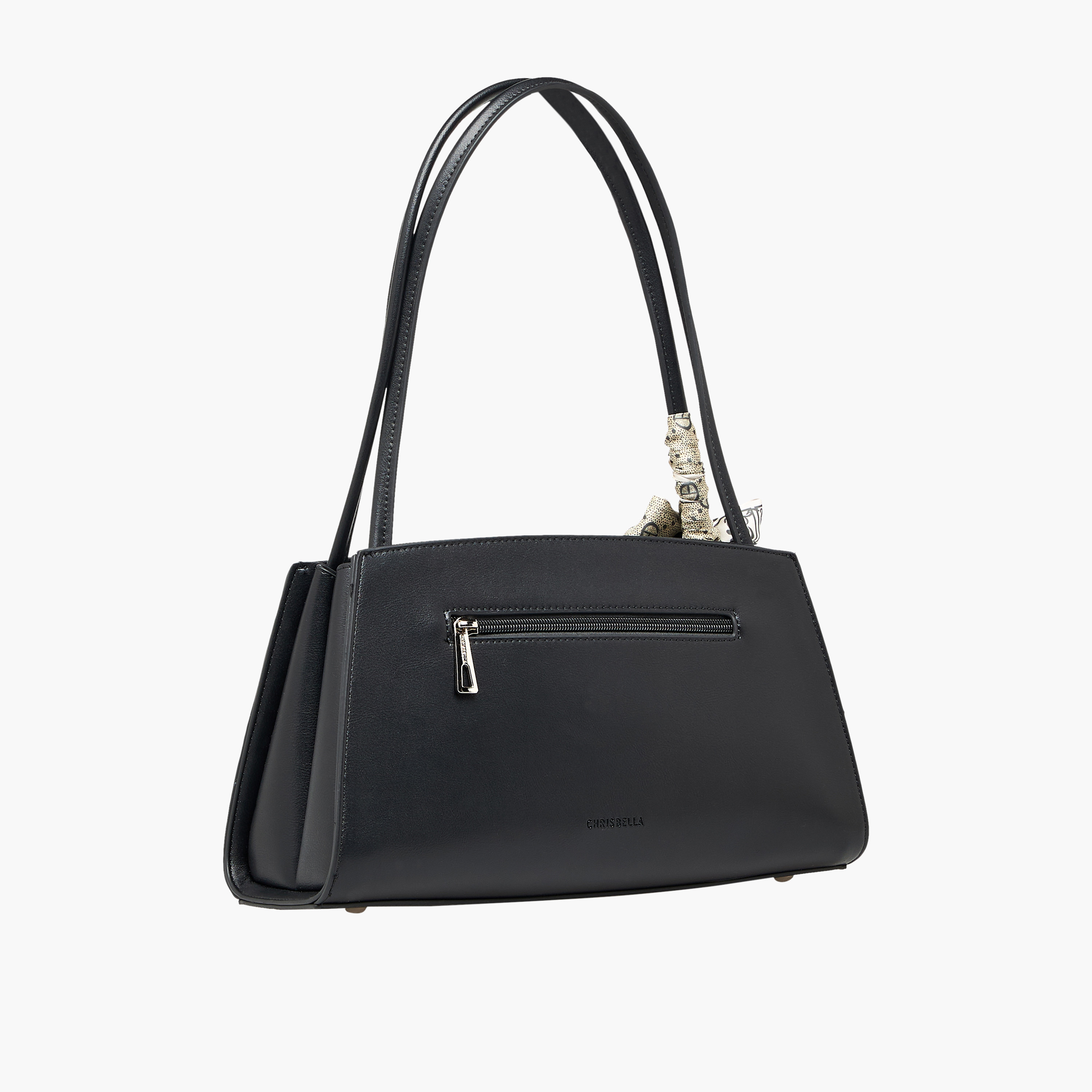 Chrisbella Monogram Embossed Tote Bag with Wallet-women-bagsandwallets-handbags-image-3