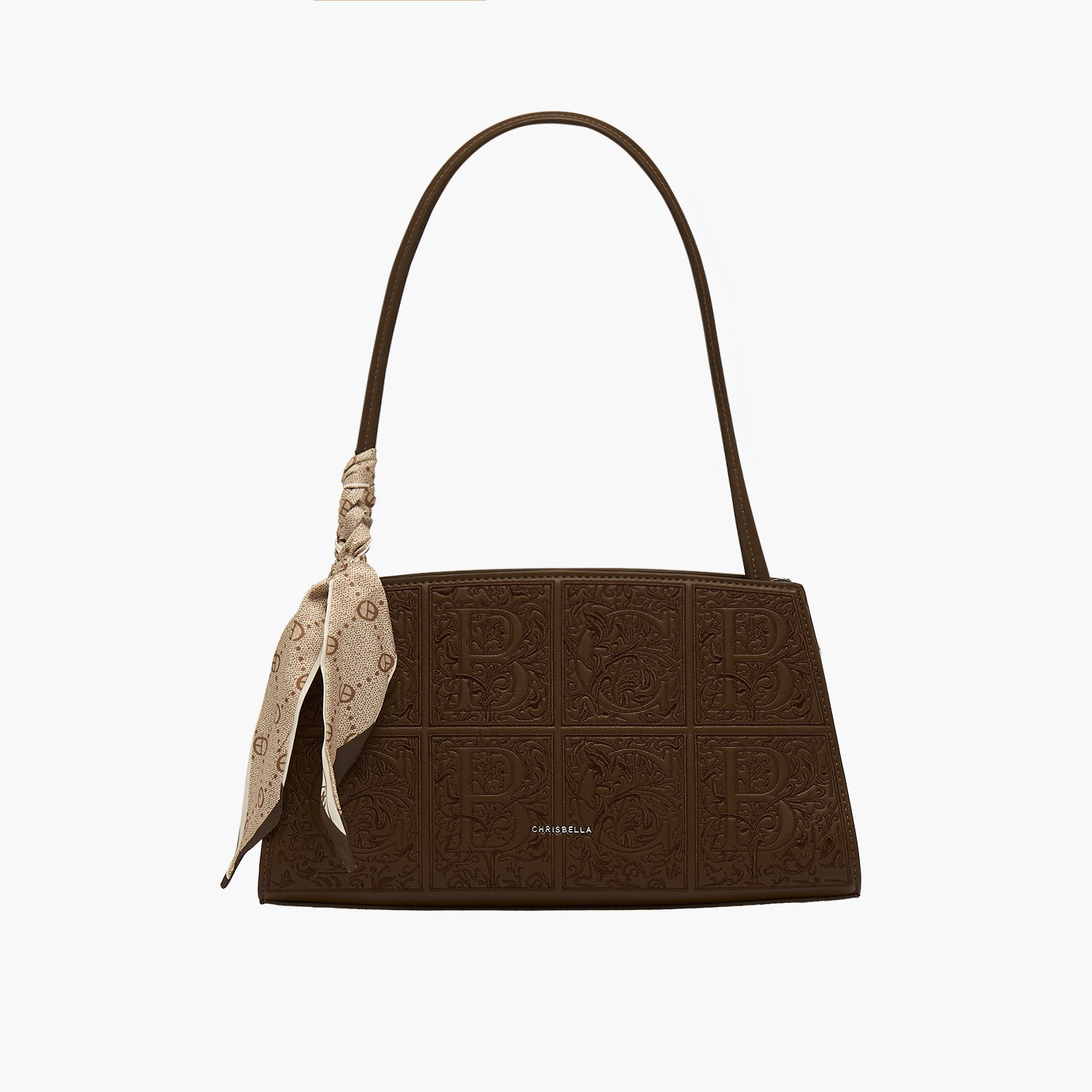 Chrisbella Textured Shoulder Bag with Pouch-women-bagsandwallets-handbags-image-2