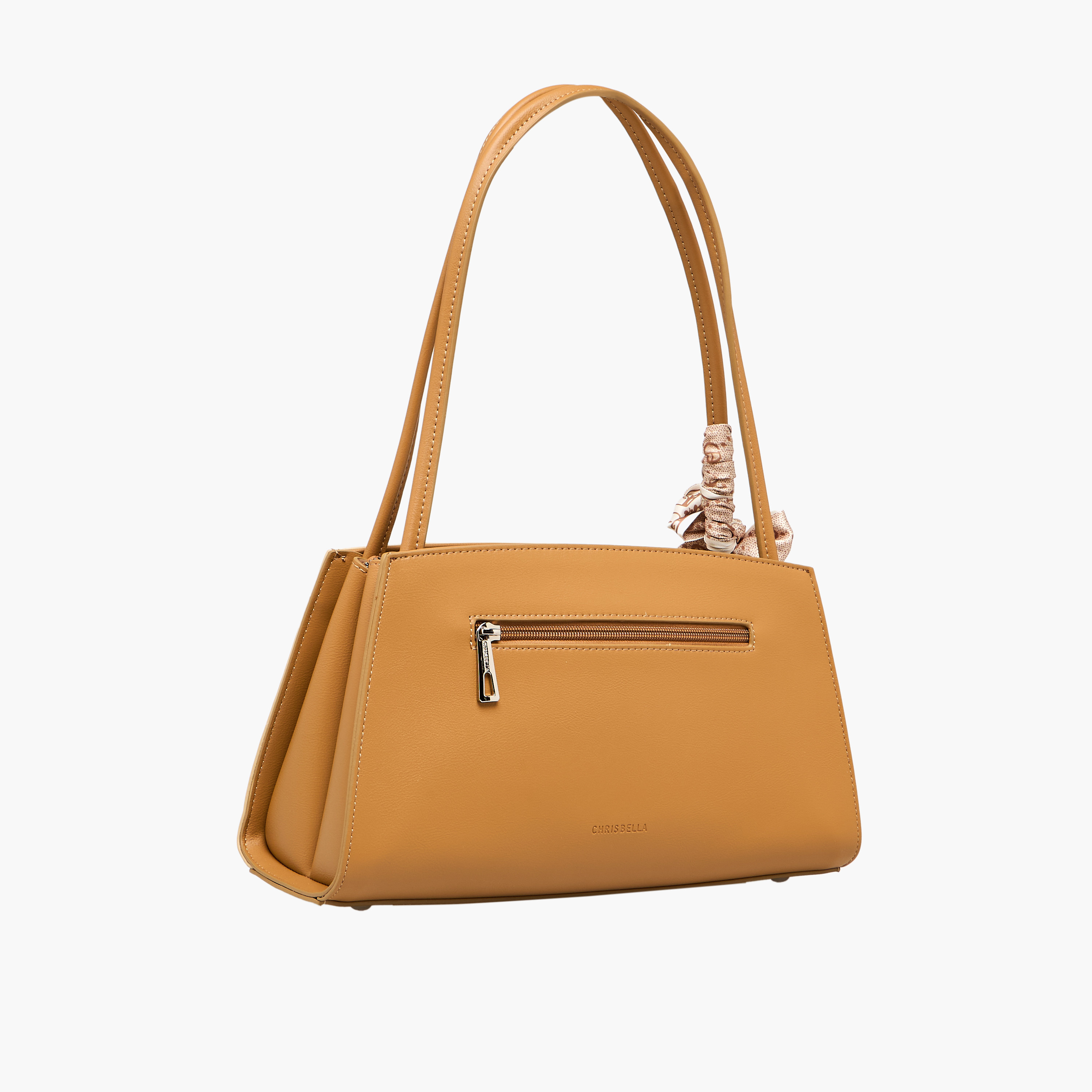 Chrisbella Textured Shoulder Bag with Wallet-women-bagsandwallets-handbags-image-4