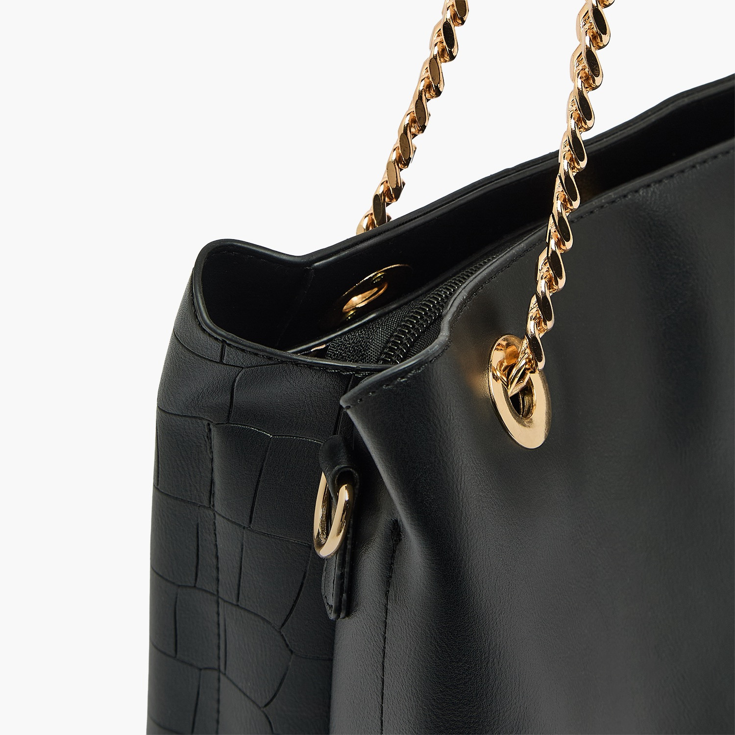 Chrisbella Textured Tote Bag with Detachable Strap-women-bagsandwallets-handbags-image-5