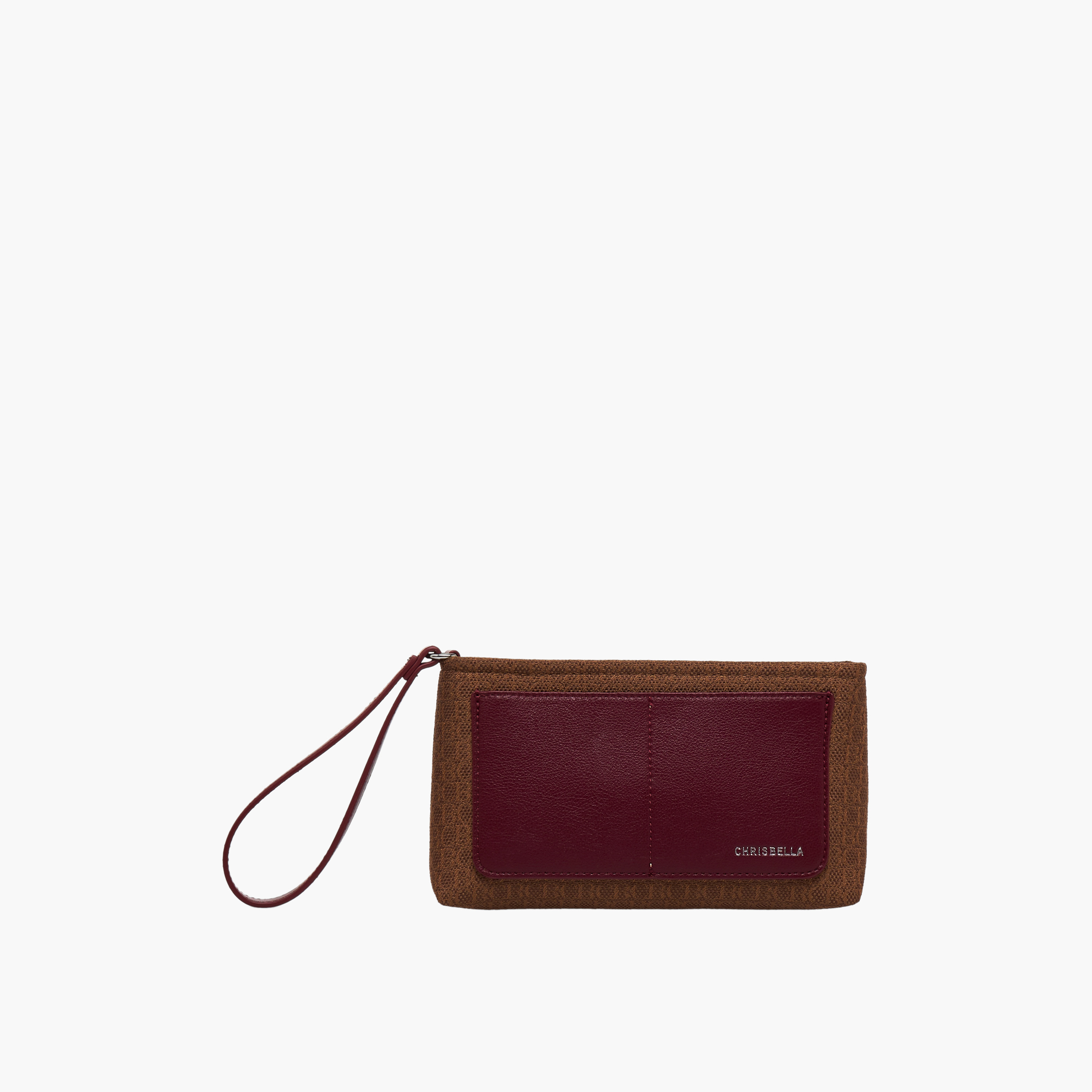 Chrisbella Textured Shoulder Bag with Pouch-women-bagsandwallets-handbags-image-4