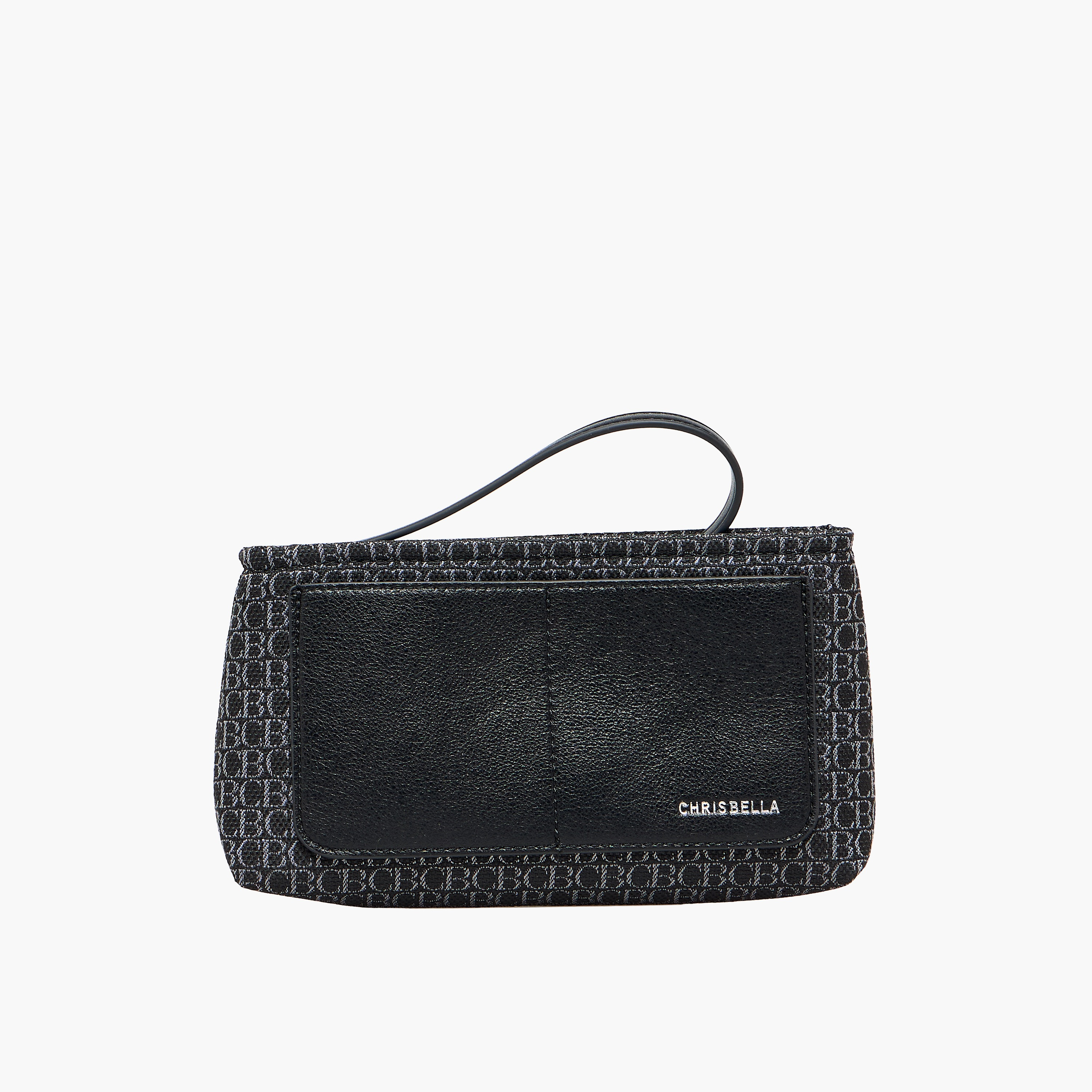 Chrisbella Textured Shoulder Bag with Pouch-women-bagsandwallets-handbags-image-6