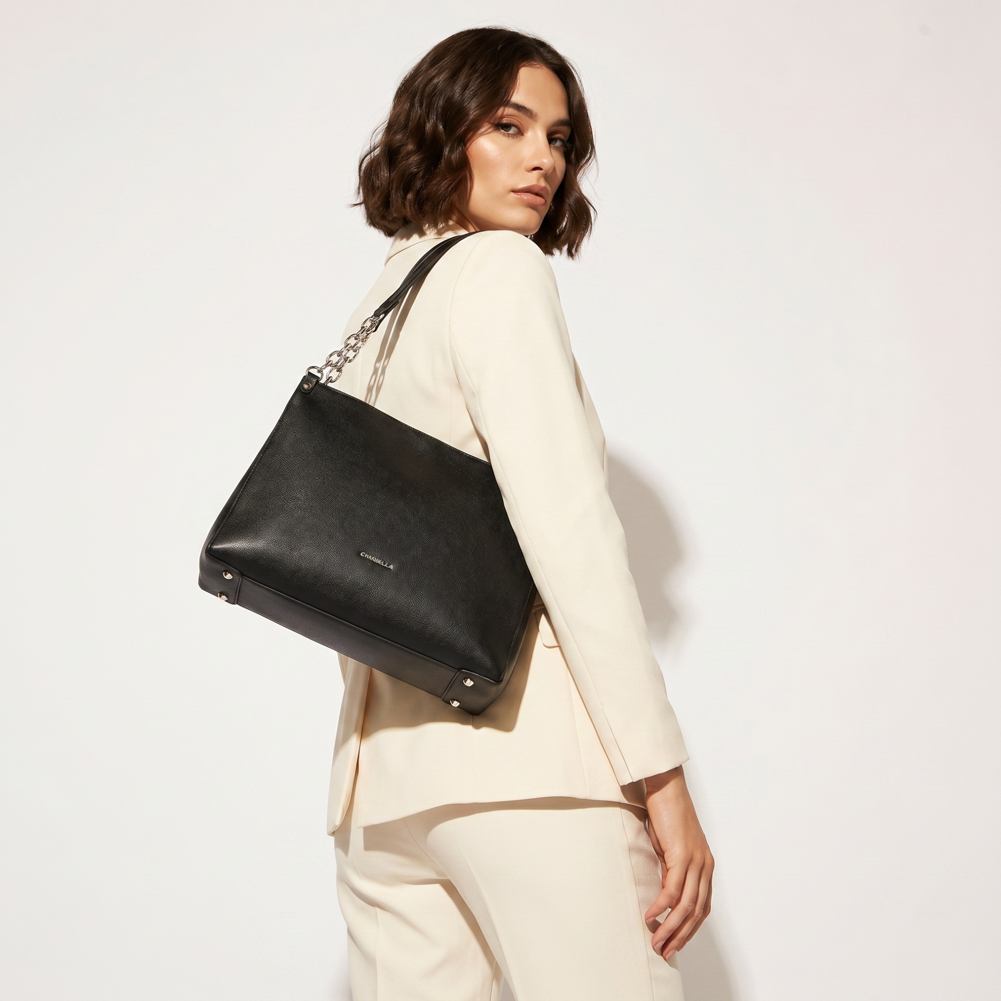 Chrisbella Textured Shoulder Bag with Pouch-women-bagsandwallets-handbags-image-2