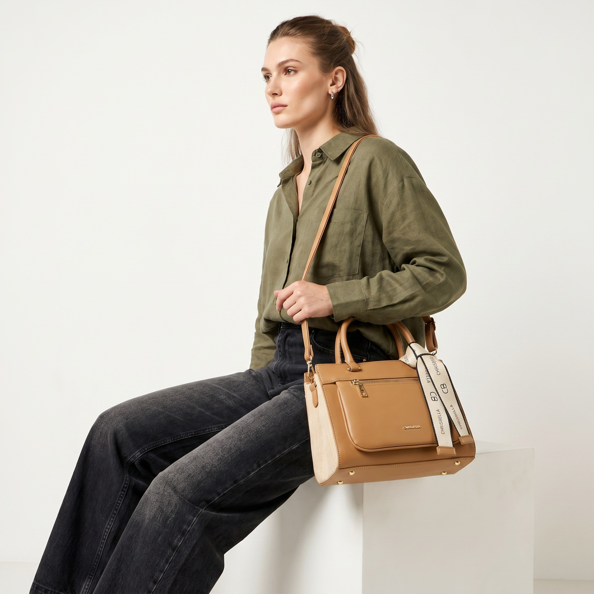 شنطة توت سادة مع محفظة من كريسبيلا-women-bagsandwallets-handbags-image-2