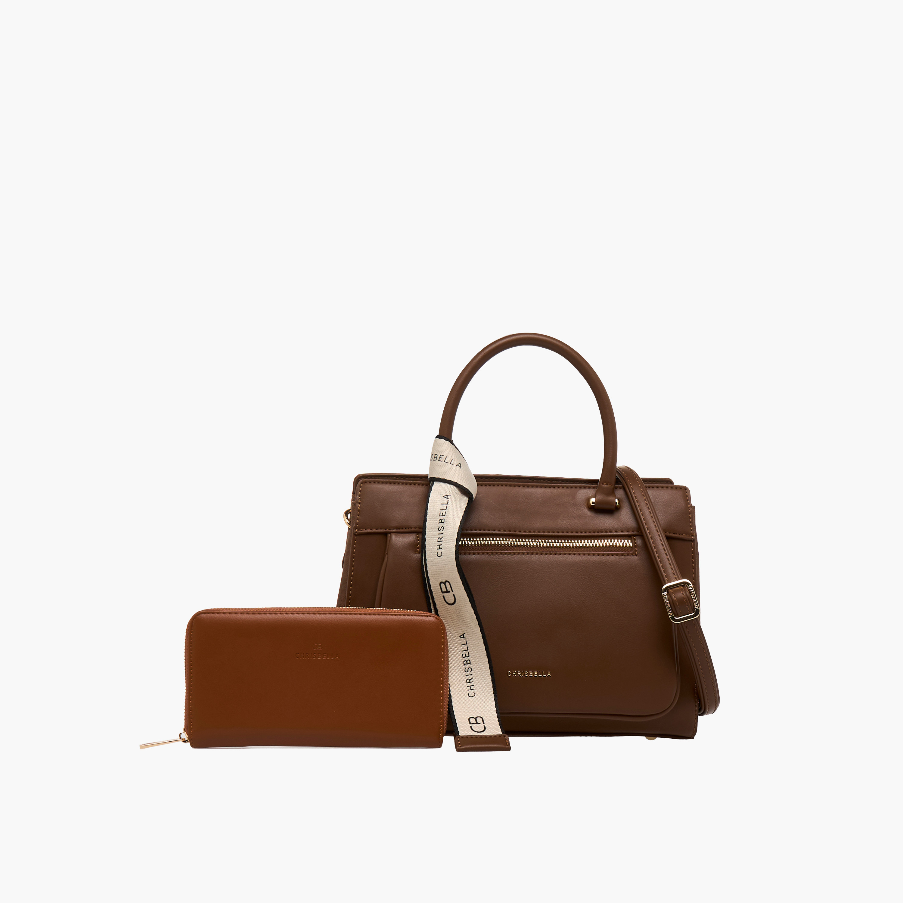 Chrisbella Tote Bag with Zip Around Wallet-women-bagsandwallets-handbags-image-1