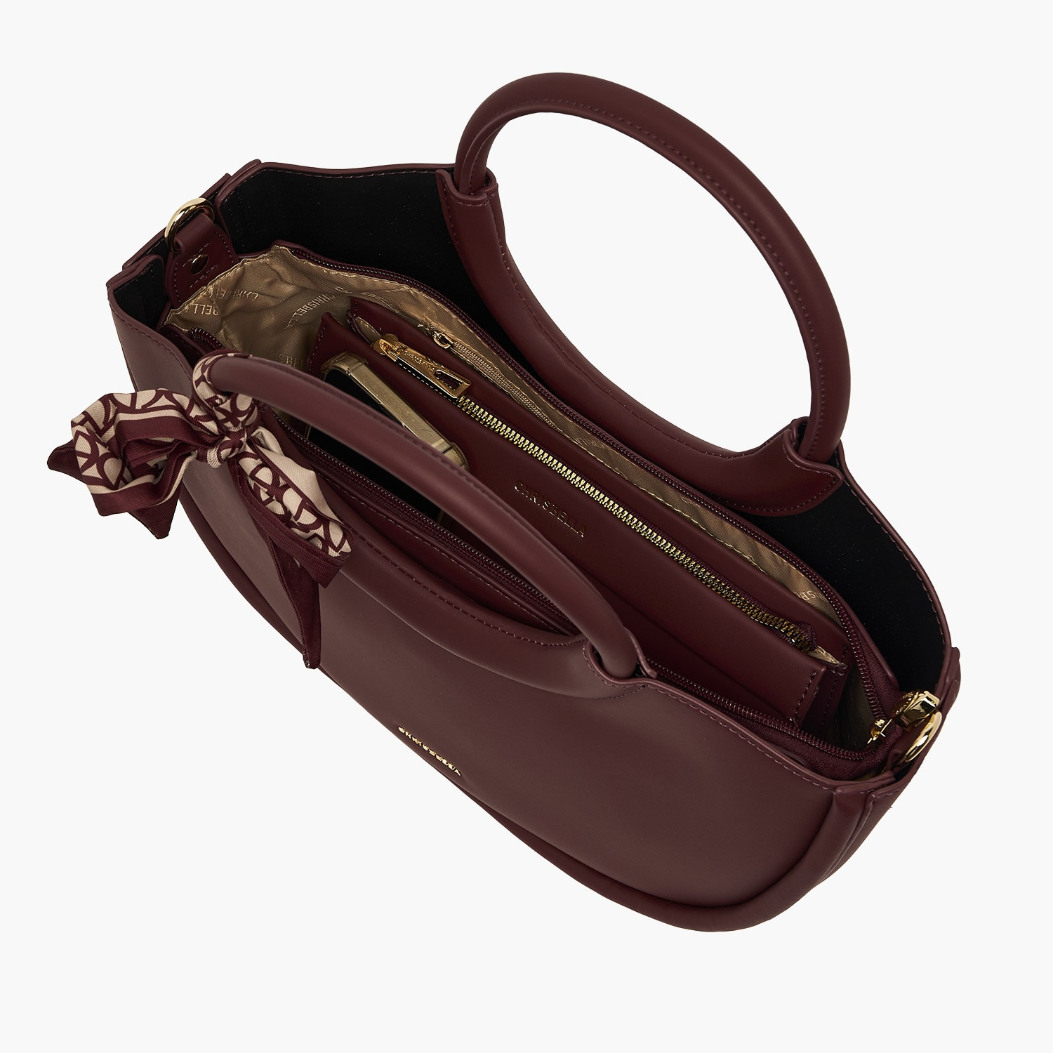 Chrisbella Solid Shoulder Bag with Wallet-women-bagsandwallets-handbags-image-9