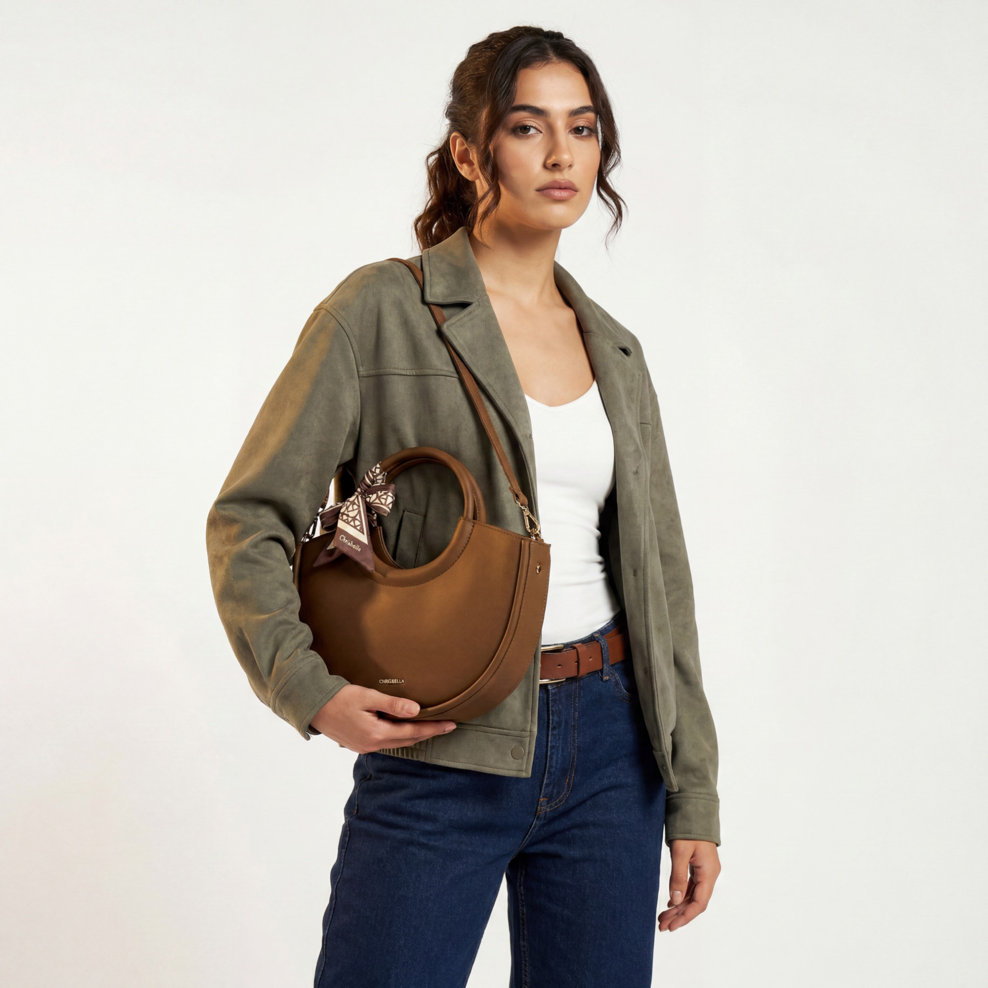 شنطة كتف سادة مع محفظة من كريسبيلا-women-bagsandwallets-handbags-image-2