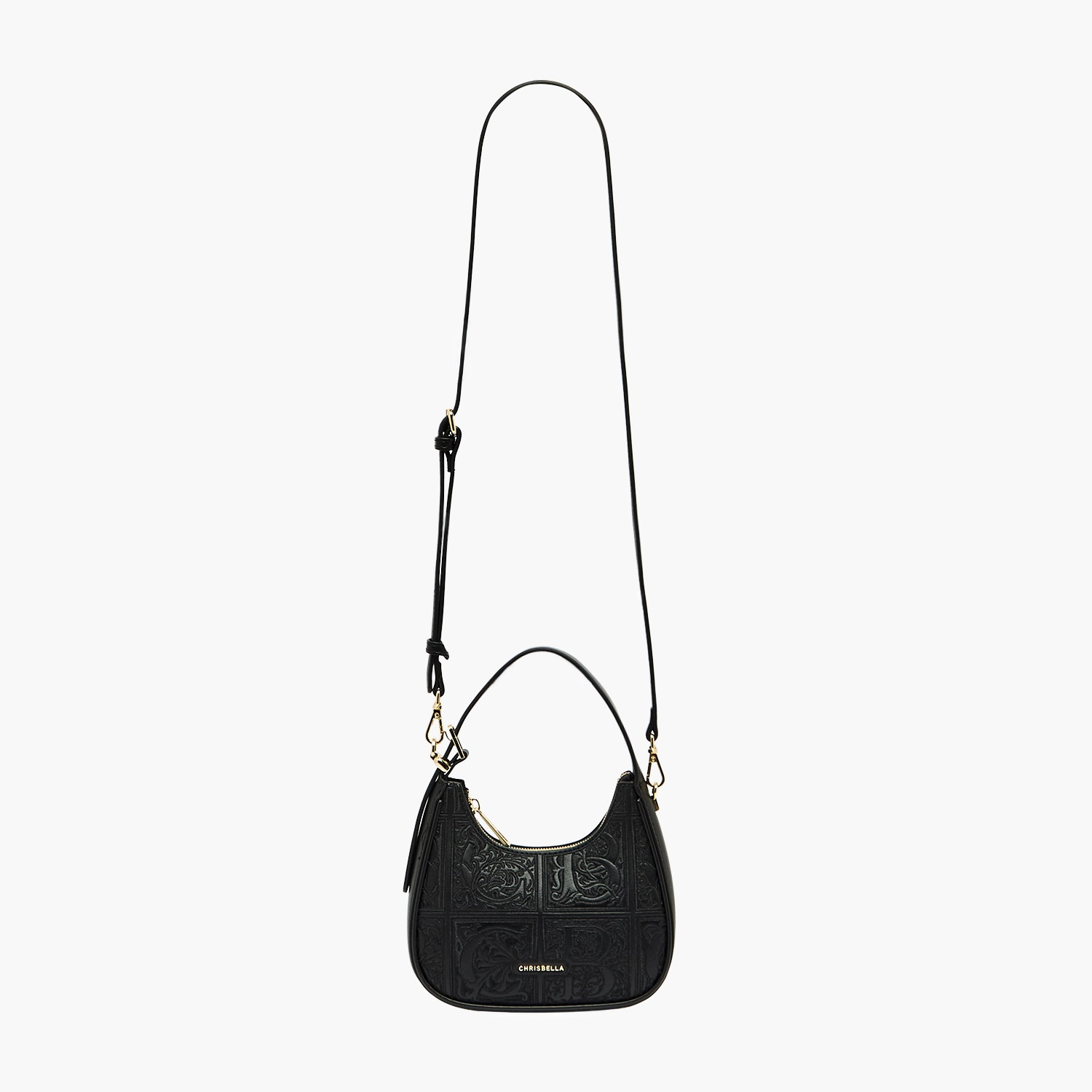 شنطة كتف بارزة الملمس بحزام قابل للفصل من كريسبيلا-women-bagsandwallets-handbags-image-3