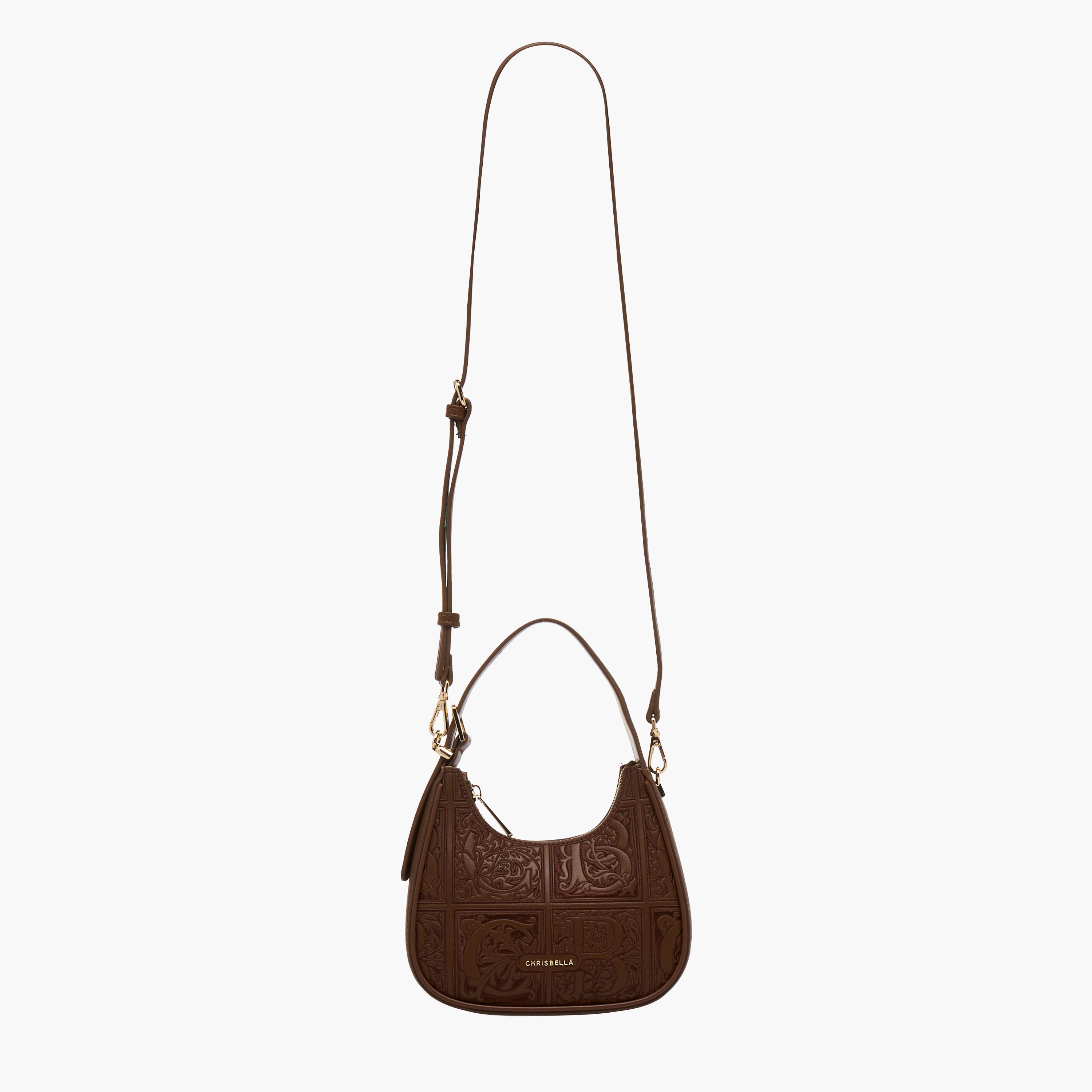Chrisbella Embroidered Hobo Bag with Zip Closure-women-bagsandwallets-handbags-image-3