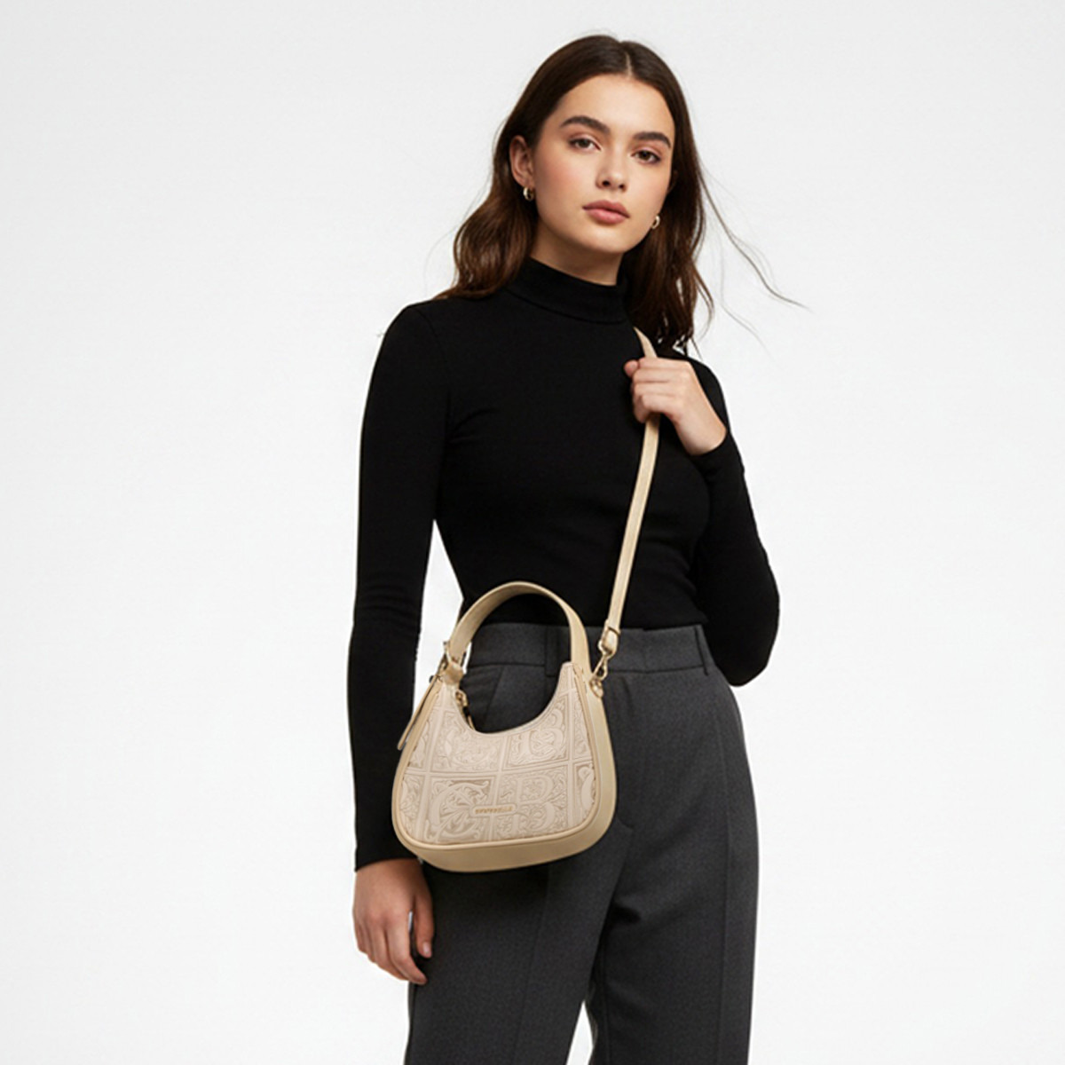 Chrisbella Embroidered Hobo Bag with Zip Closure-women-bagsandwallets-handbags-image-2