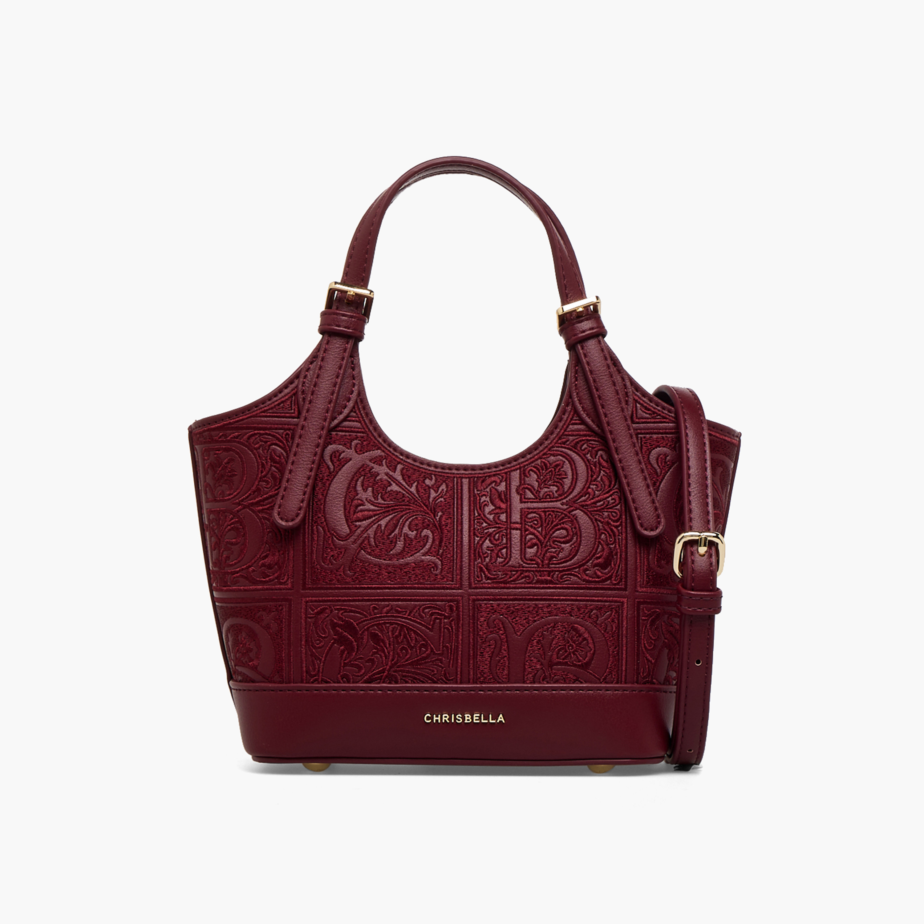 Chrisbella Embroidered Tote with Zip Closure-women-bagsandwallets-handbags-image-1