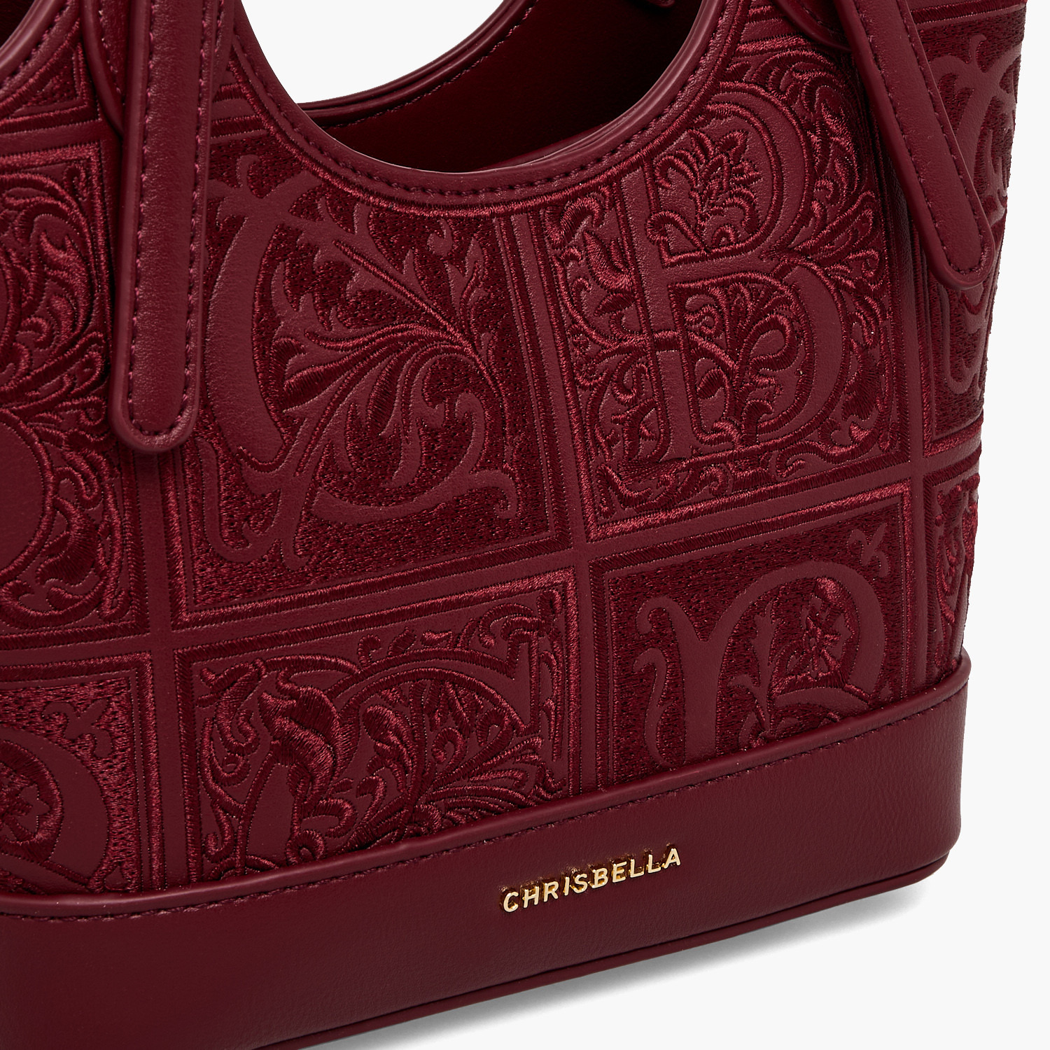 Chrisbella Embroidered Tote with Zip Closure-women-bagsandwallets-handbags-image-5