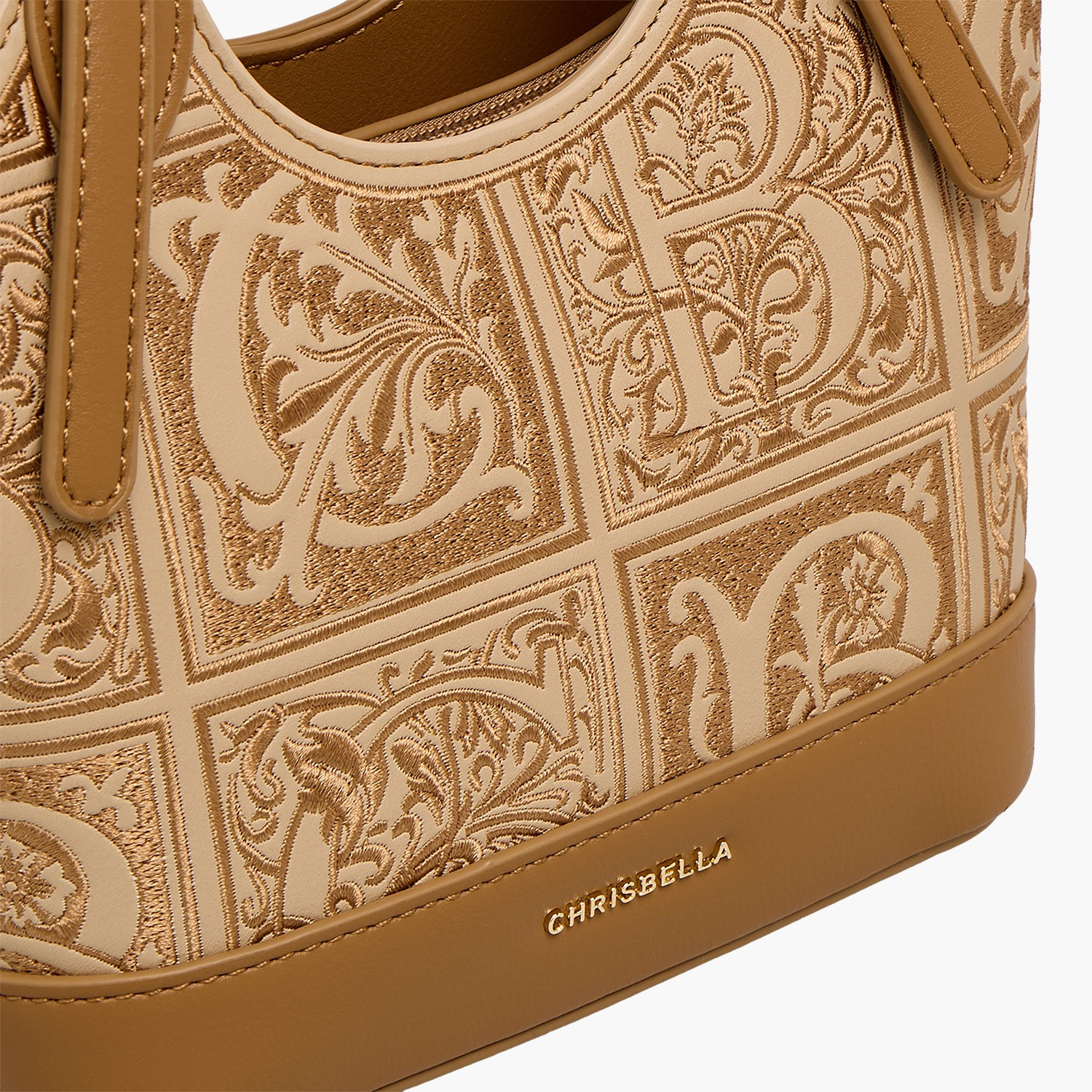 Chrisbella Embroidered Shoulder Bag with Detachable Strap-women-bagsandwallets-handbags-image-6