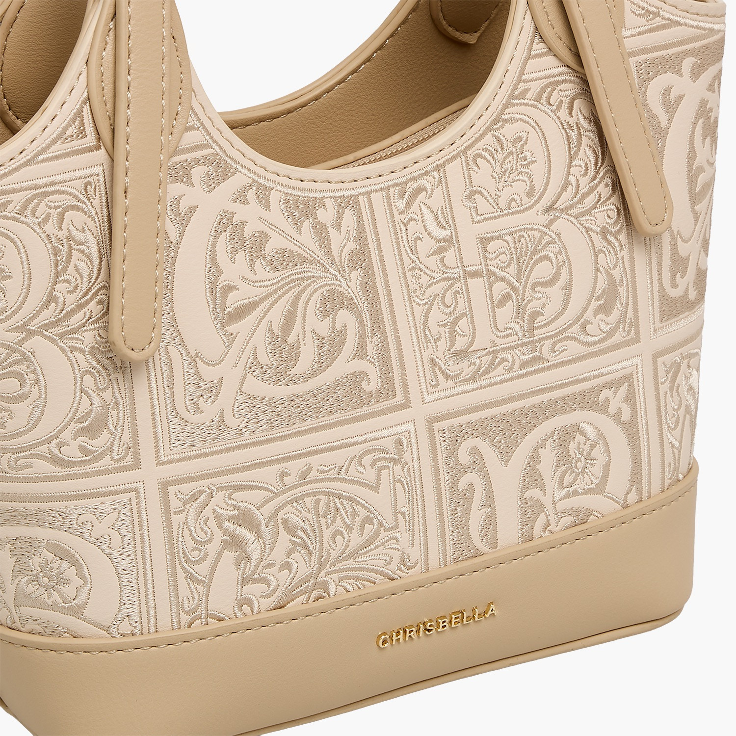 Chrisbella Embroidered Shoulder Bag with Zip Closure-women-bagsandwallets-handbags-image-6