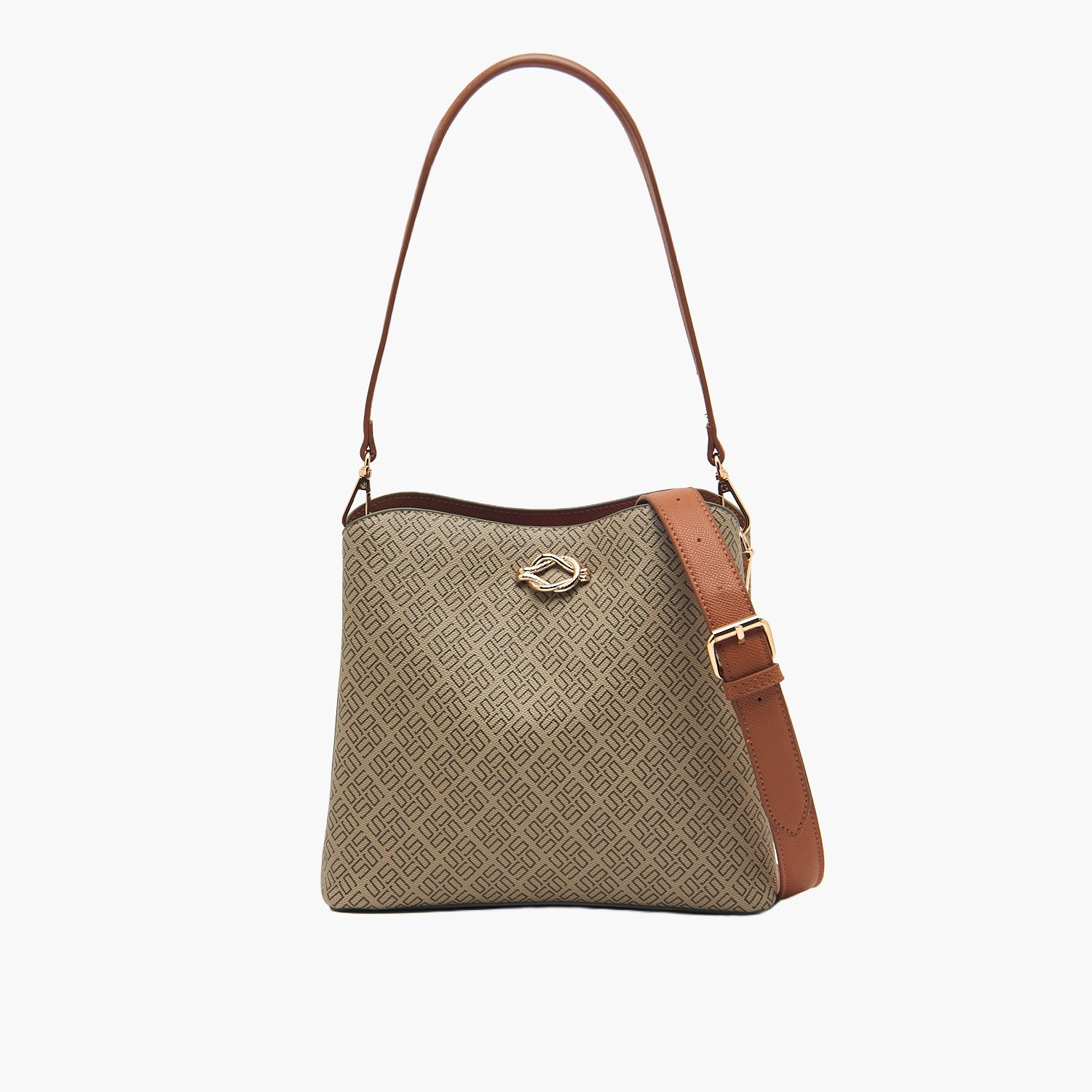 شنطة توتي بارزة الملمس بحزام قابل للفصل من ساشا-women-bagsandwallets-handbags-image-1