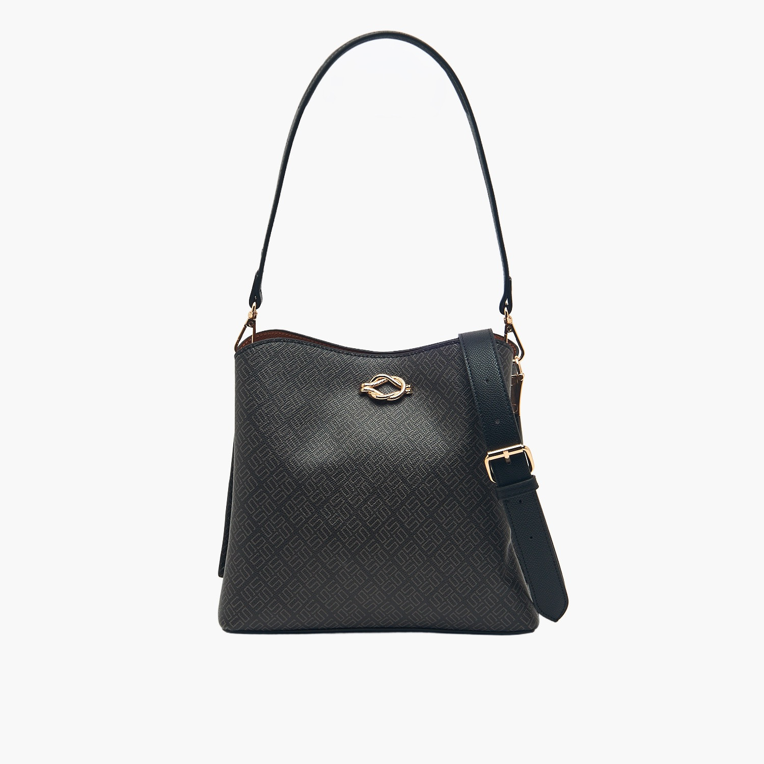شنطة توتي بارزة الملمس بحزام قابل للفصل من ساشا-women-bagsandwallets-handbags-image-1