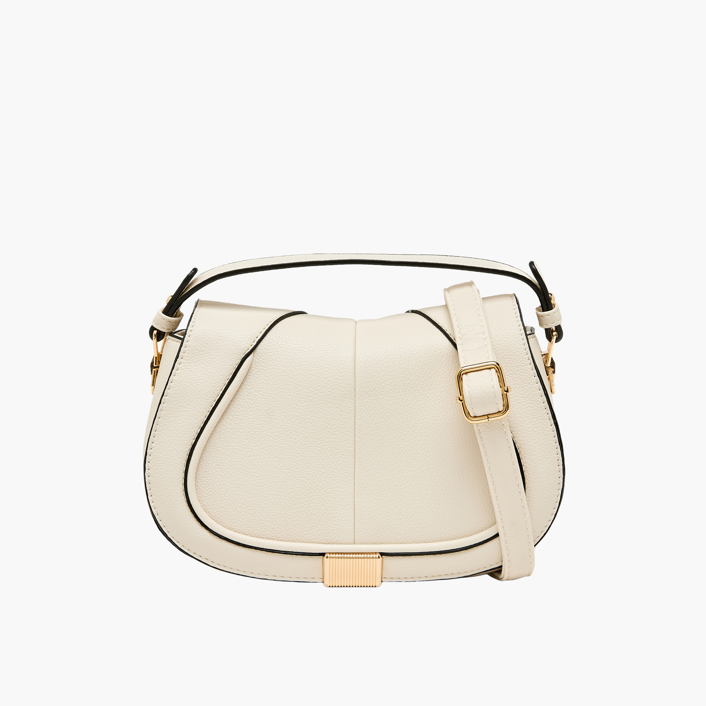 شنطة كروس بودي بارزة الملمس مع حزام قابل للتعديل من أدور-women-bagsandwallets-handbags-image-1