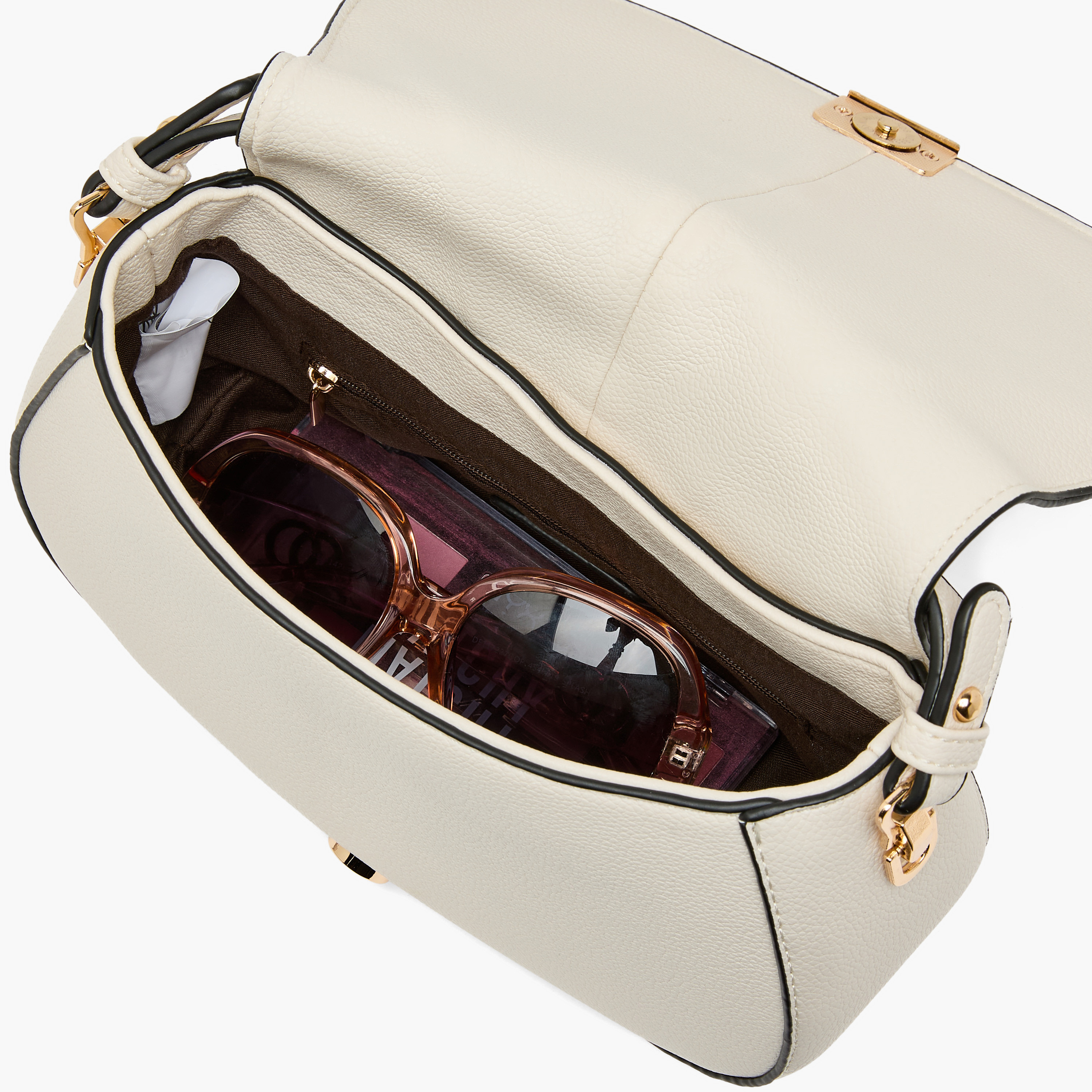 شنطة كروس بودي بارزة الملمس مع حزام قابل للتعديل من أدور-women-bagsandwallets-handbags-image-8