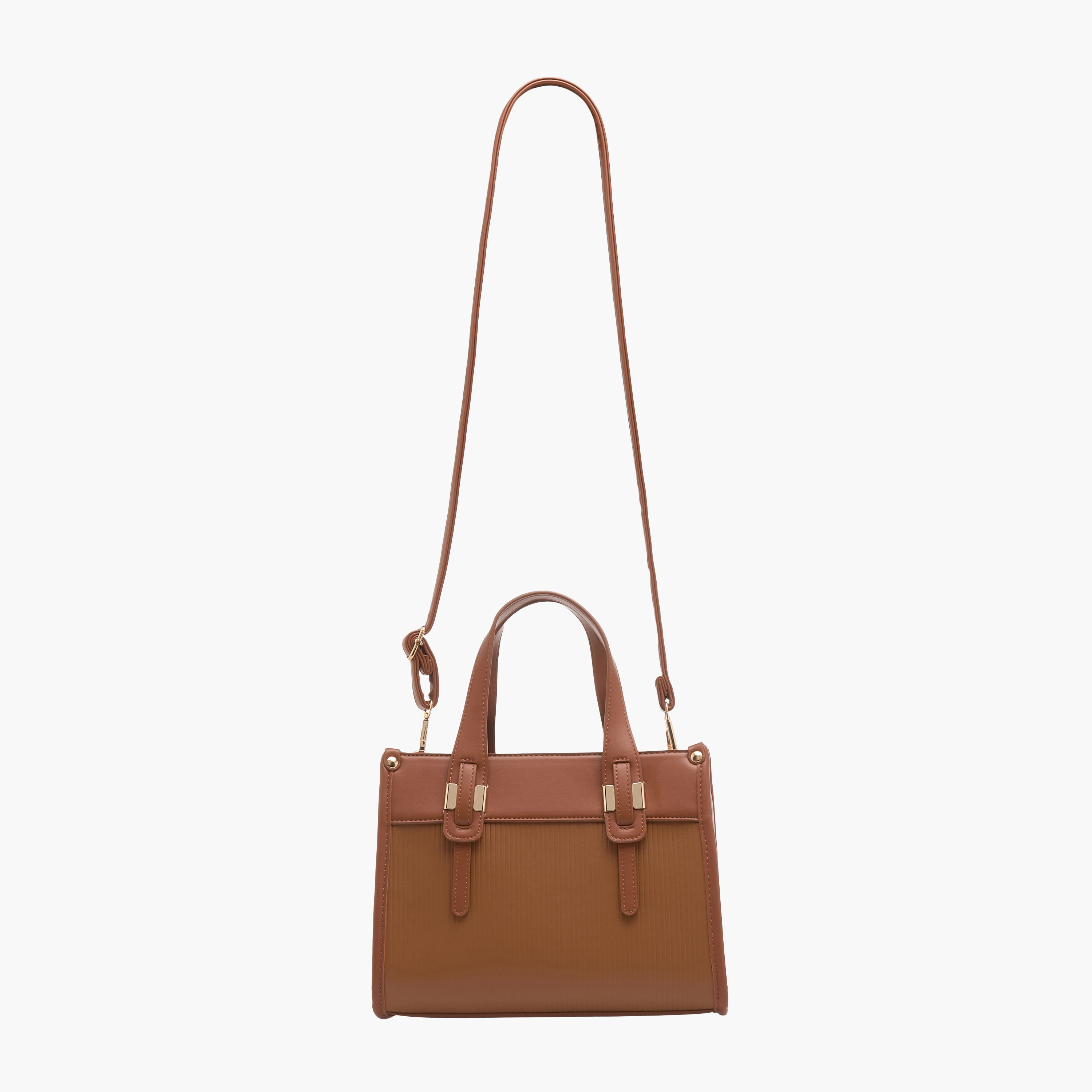 Adore Textured Tote Bag with Detachable Strap-women-bagsandwallets-handbags-image-2