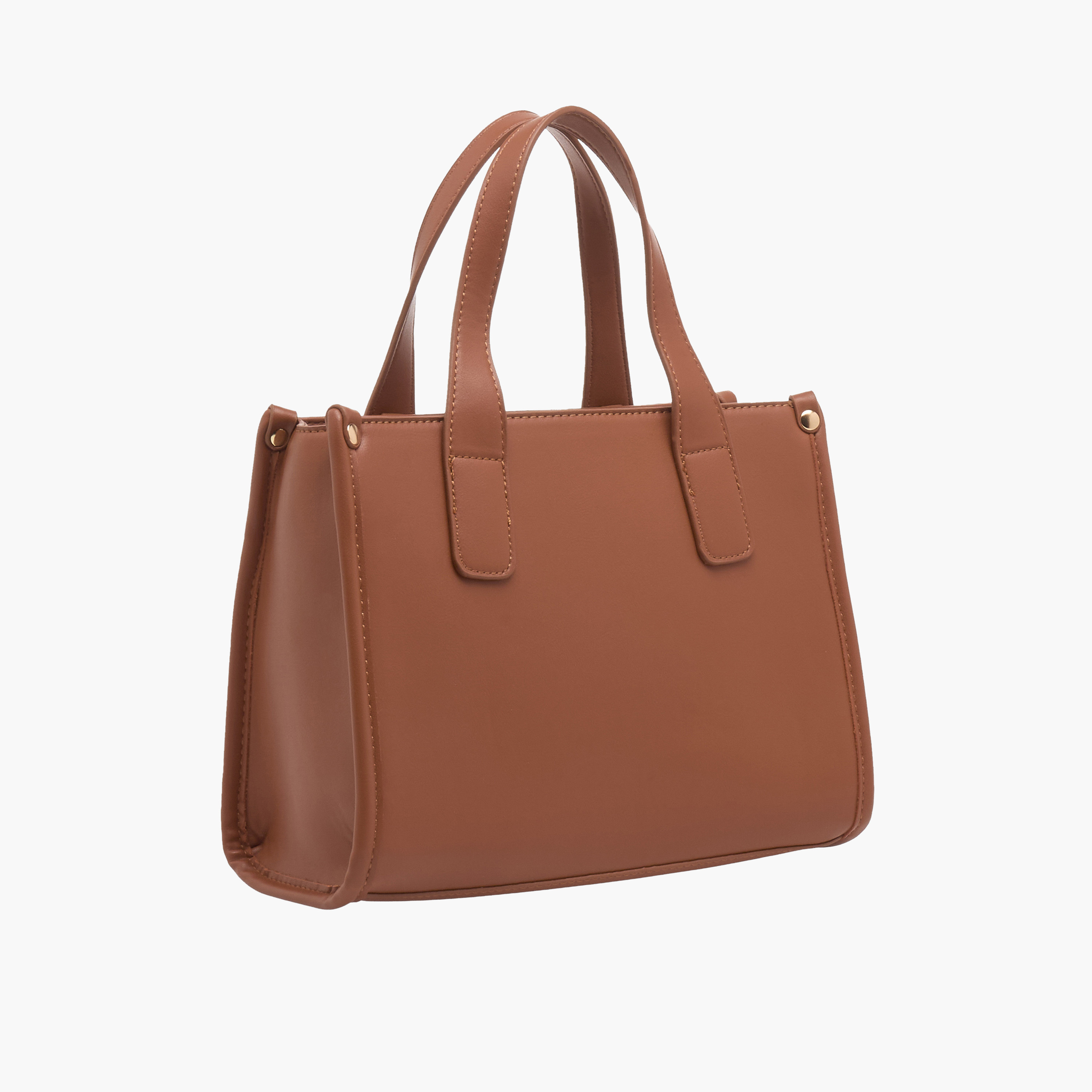 Adore Textured Tote Bag with Detachable Strap-women-bagsandwallets-handbags-image-3