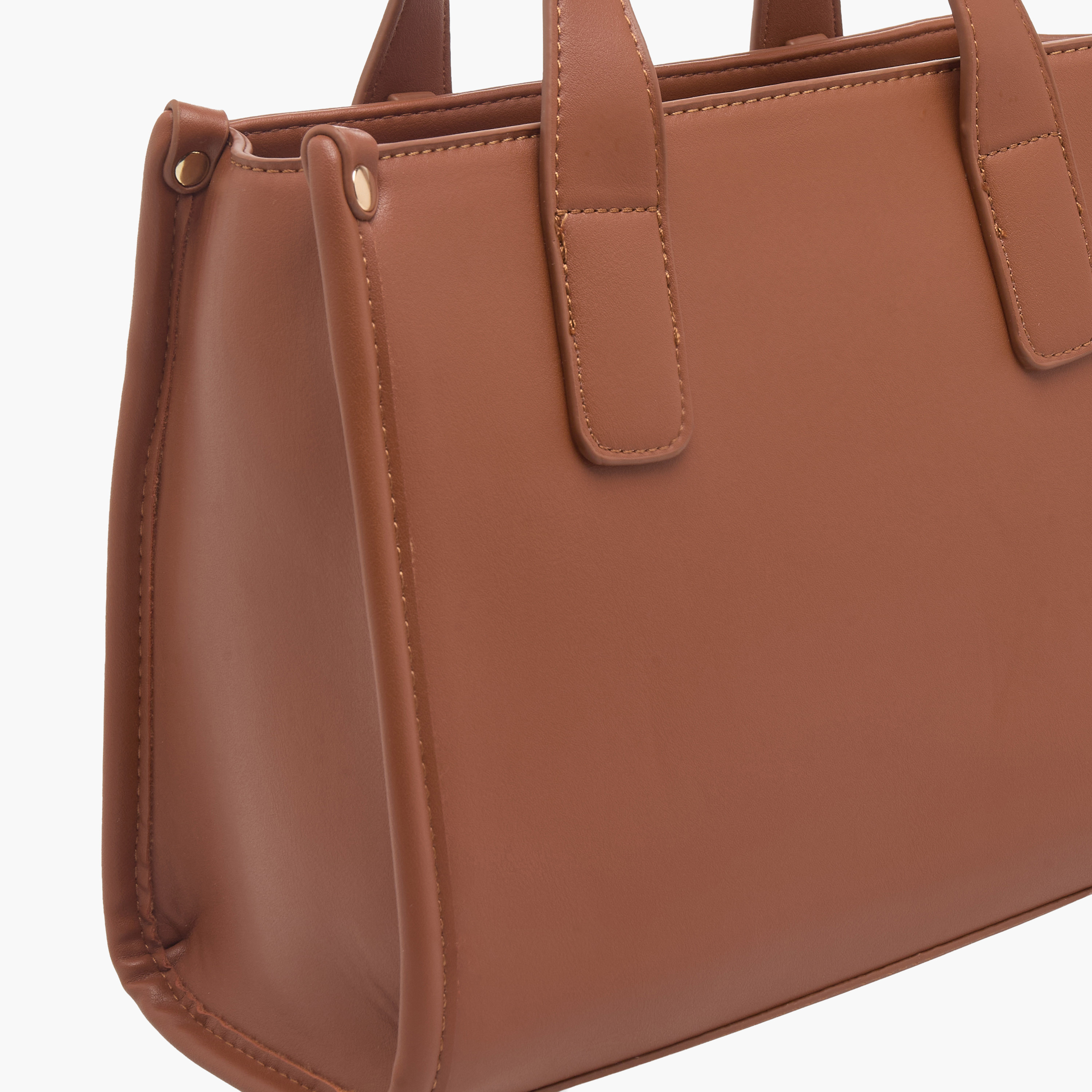 Adore Textured Tote Bag with Detachable Strap-women-bagsandwallets-handbags-image-5
