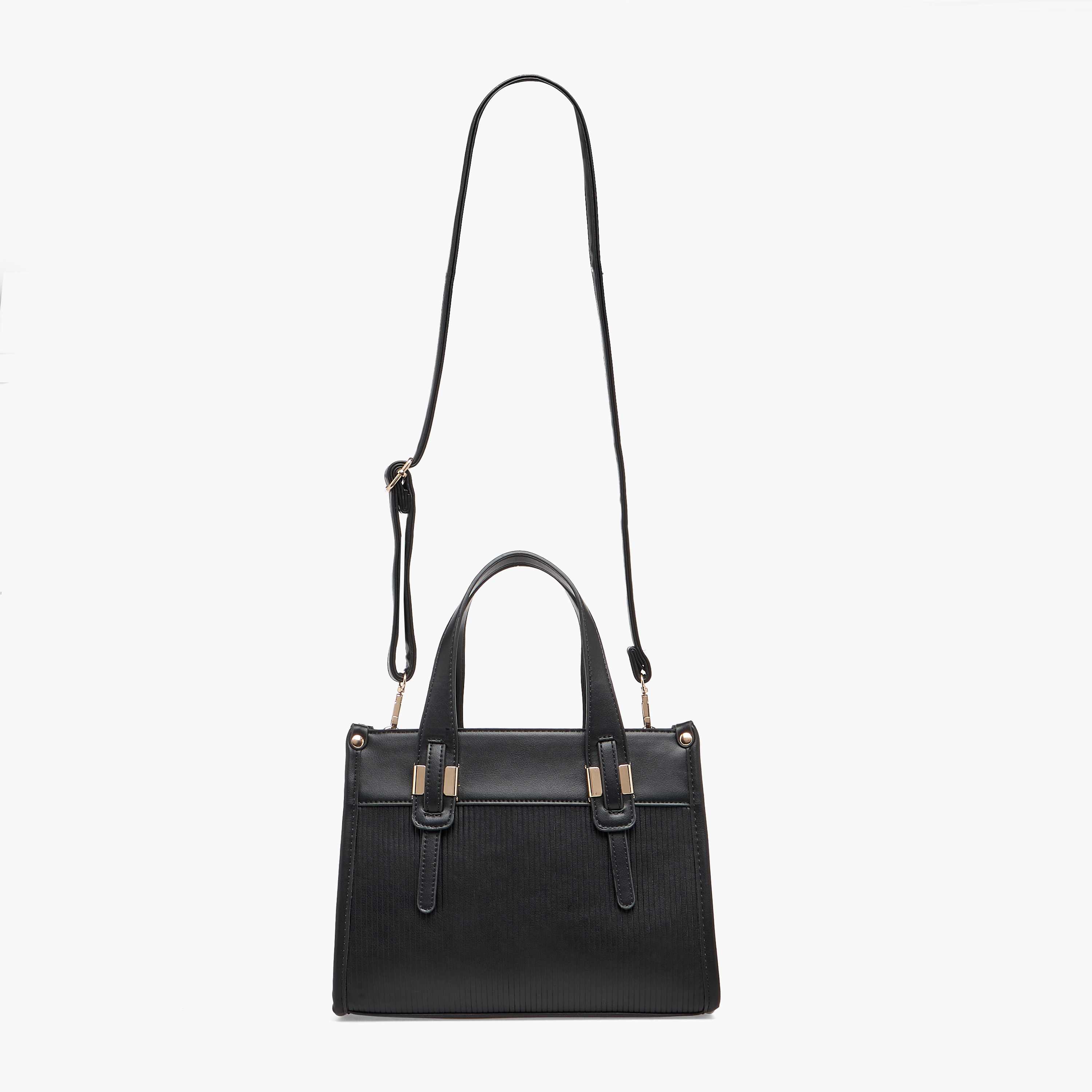 Adore Textured Tote Bag with Detachable Strap-women-bagsandwallets-handbags-image-7
