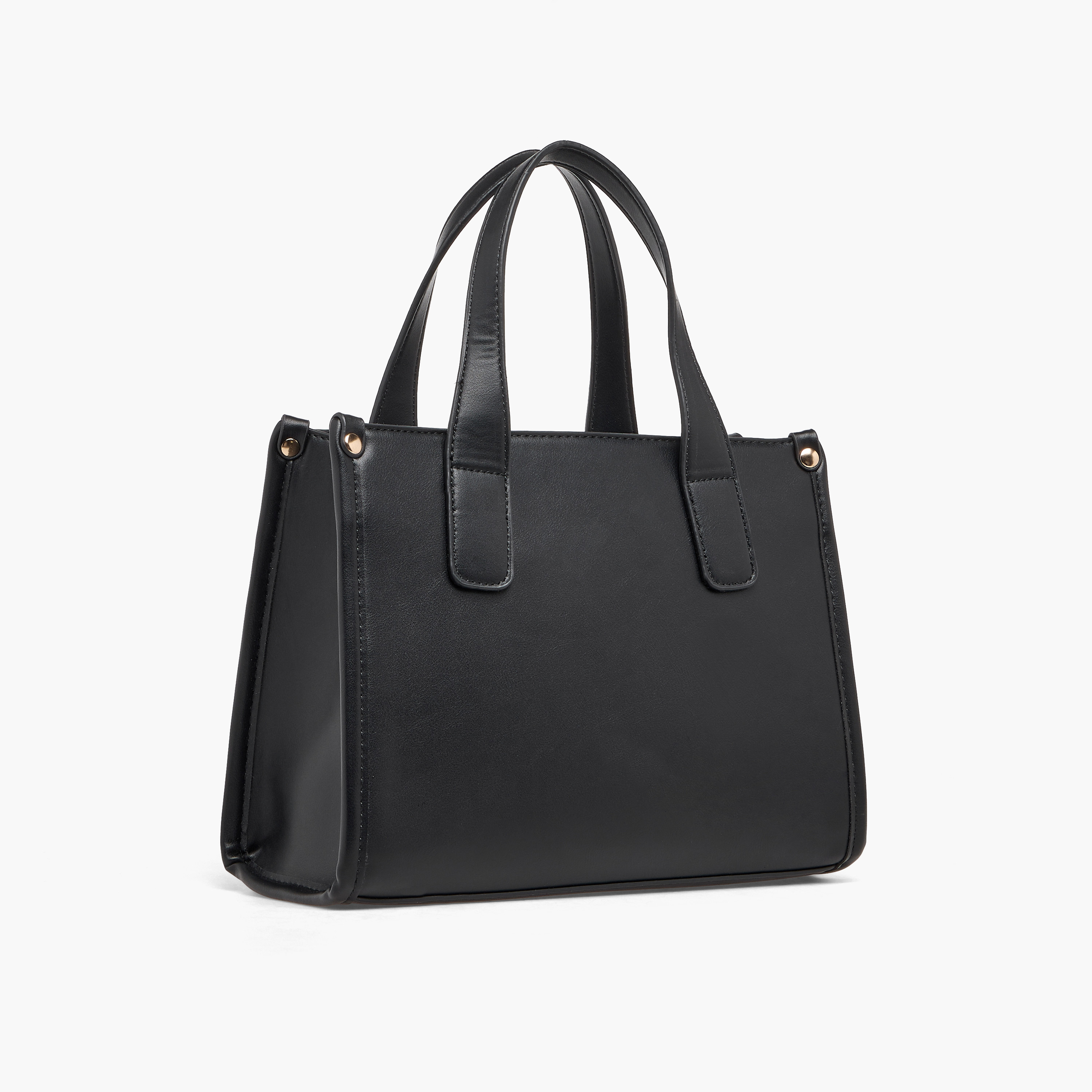 Adore Textured Tote Bag with Detachable Strap-women-bagsandwallets-handbags-image-1
