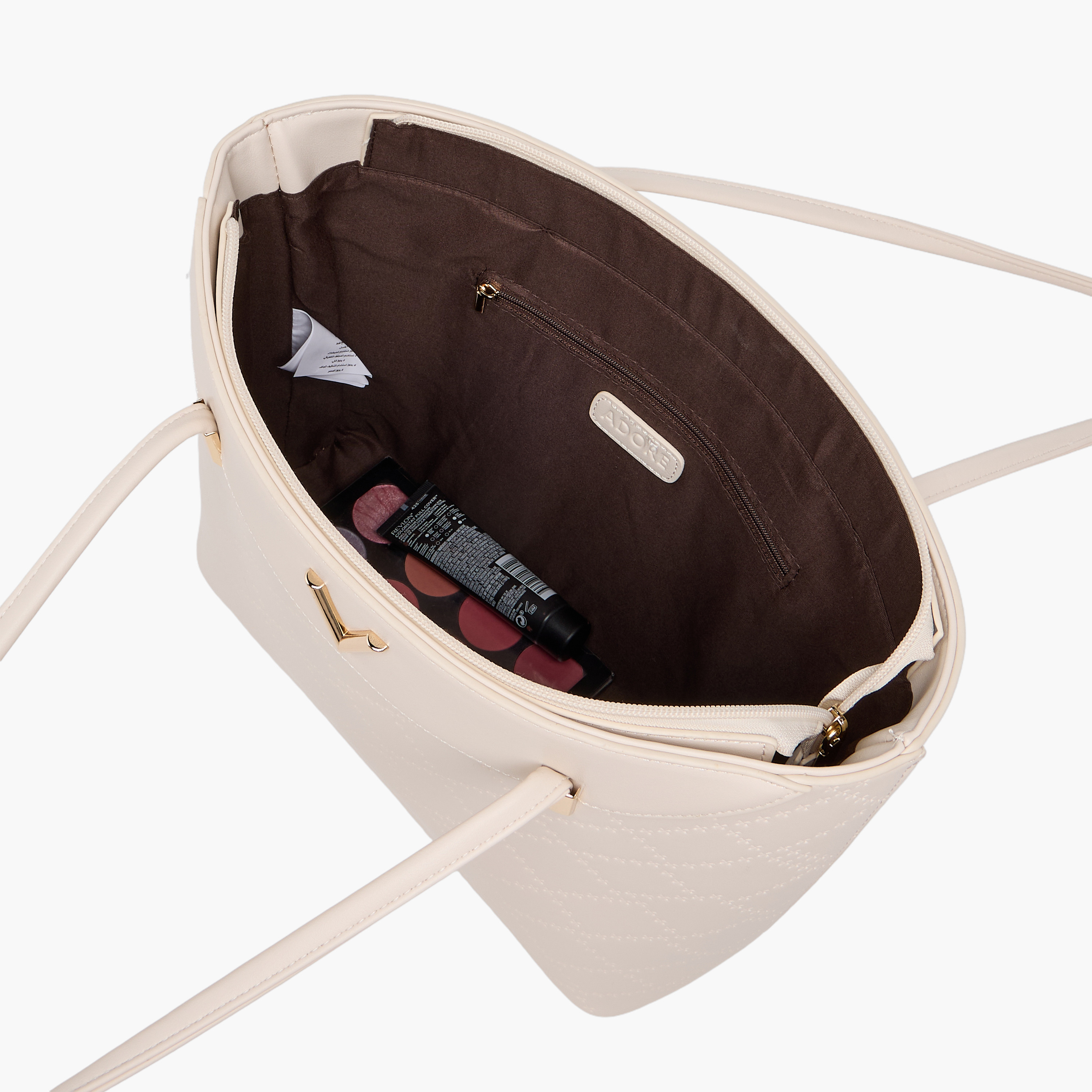 Adore Quilted Tote Bag with Zip Closure-women-bagsandwallets-handbags-image-8