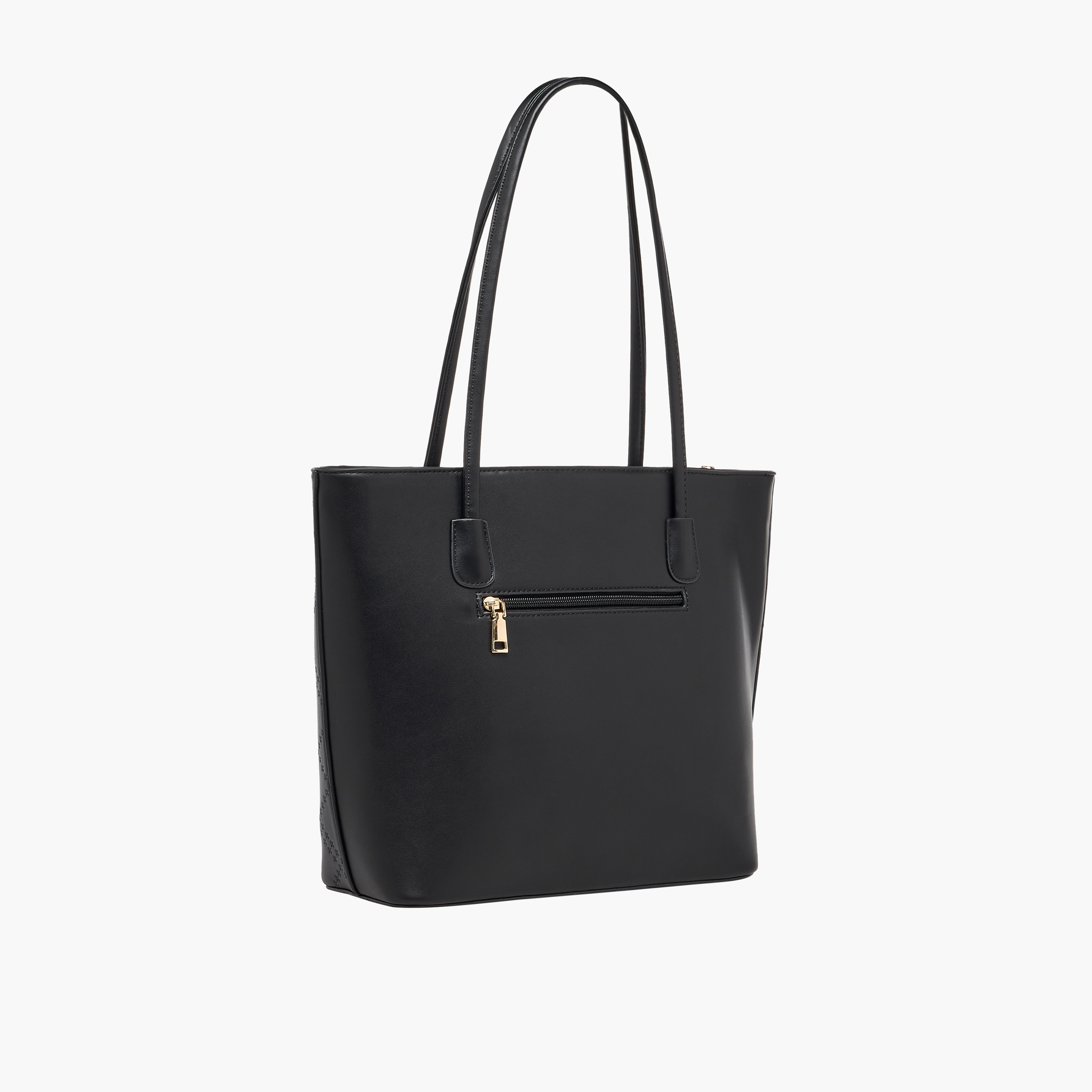 Adore Quilted Tote Bag with Zip Closure-women-bagsandwallets-handbags-image-1