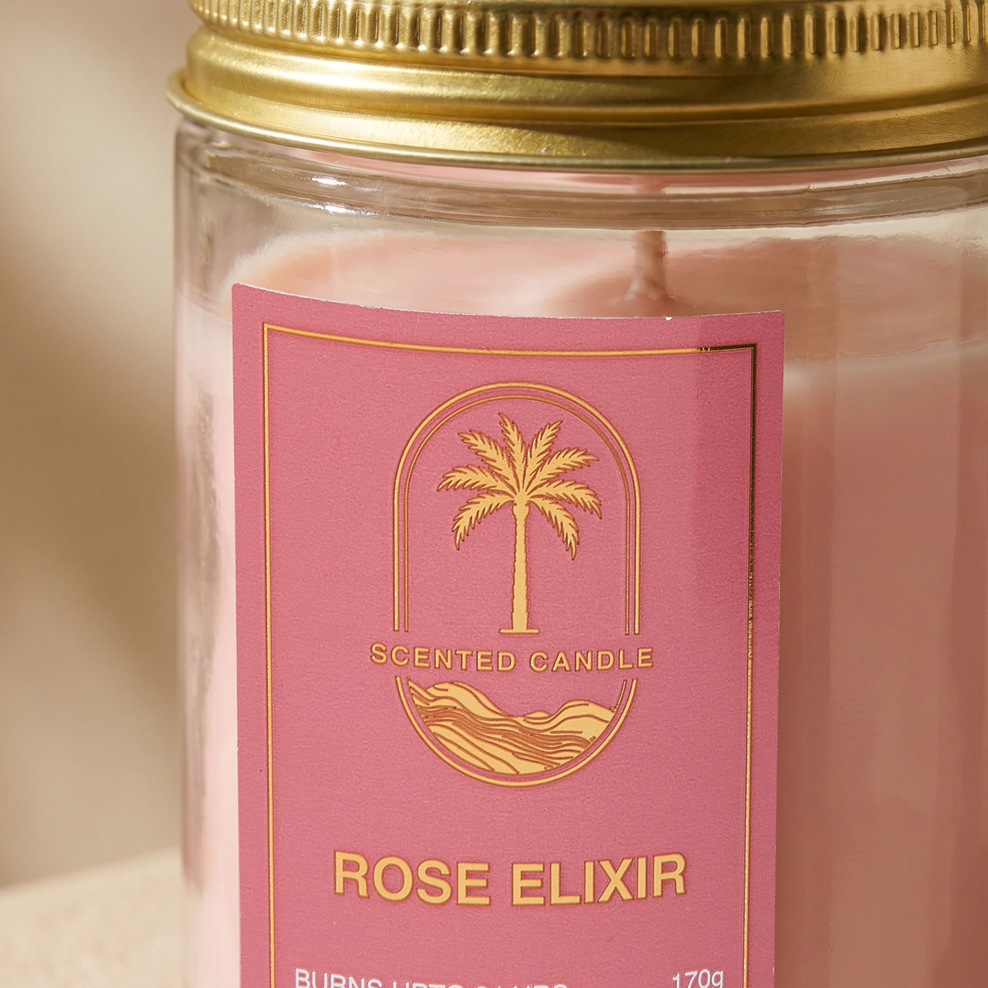 شمعة روز إلكسير المعطرة من بين كلاسيك - 170 غ-household-homefragrance-candles-image-5
