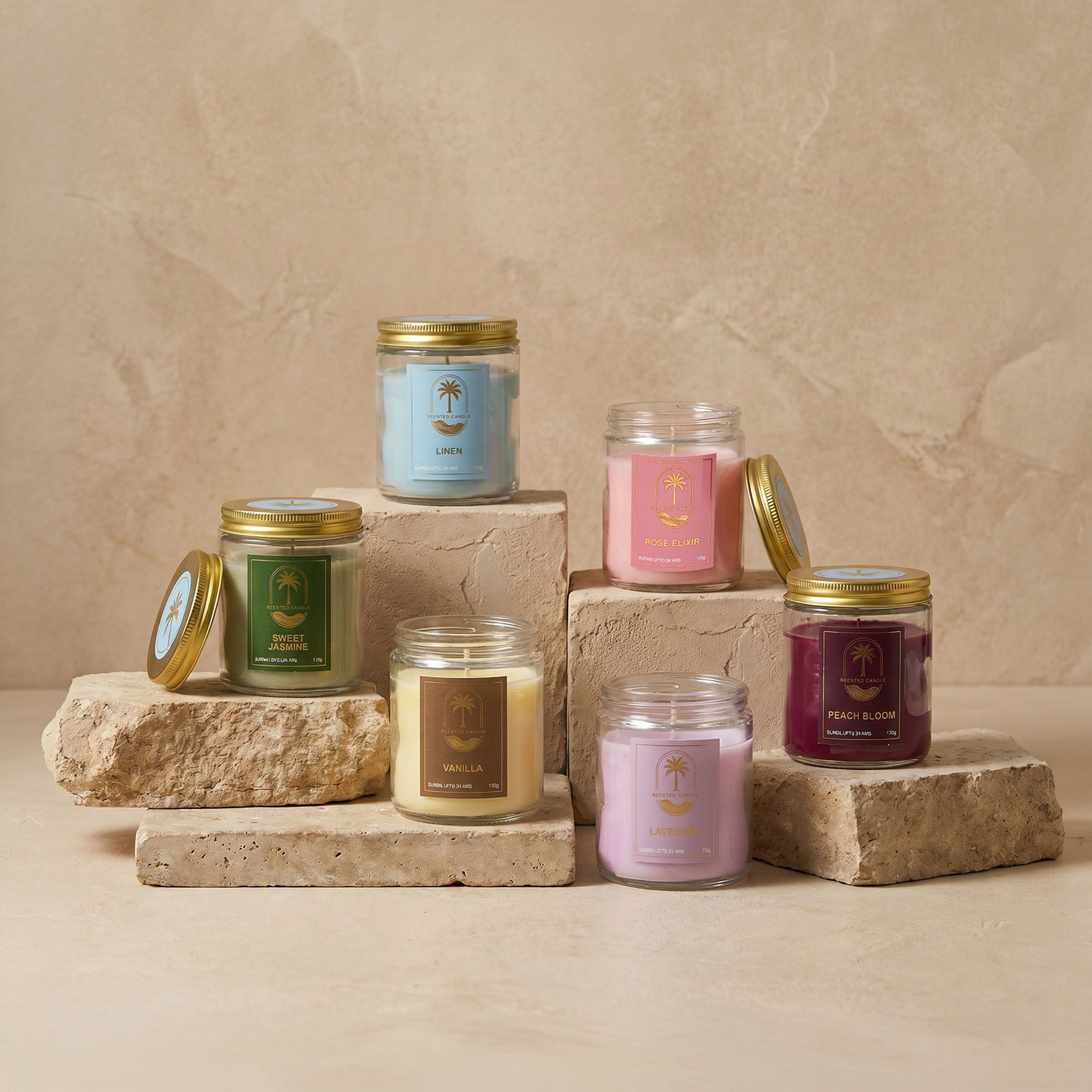 شمعة روز إلكسير المعطرة من بين كلاسيك - 170 غ-household-homefragrance-candles-image-6