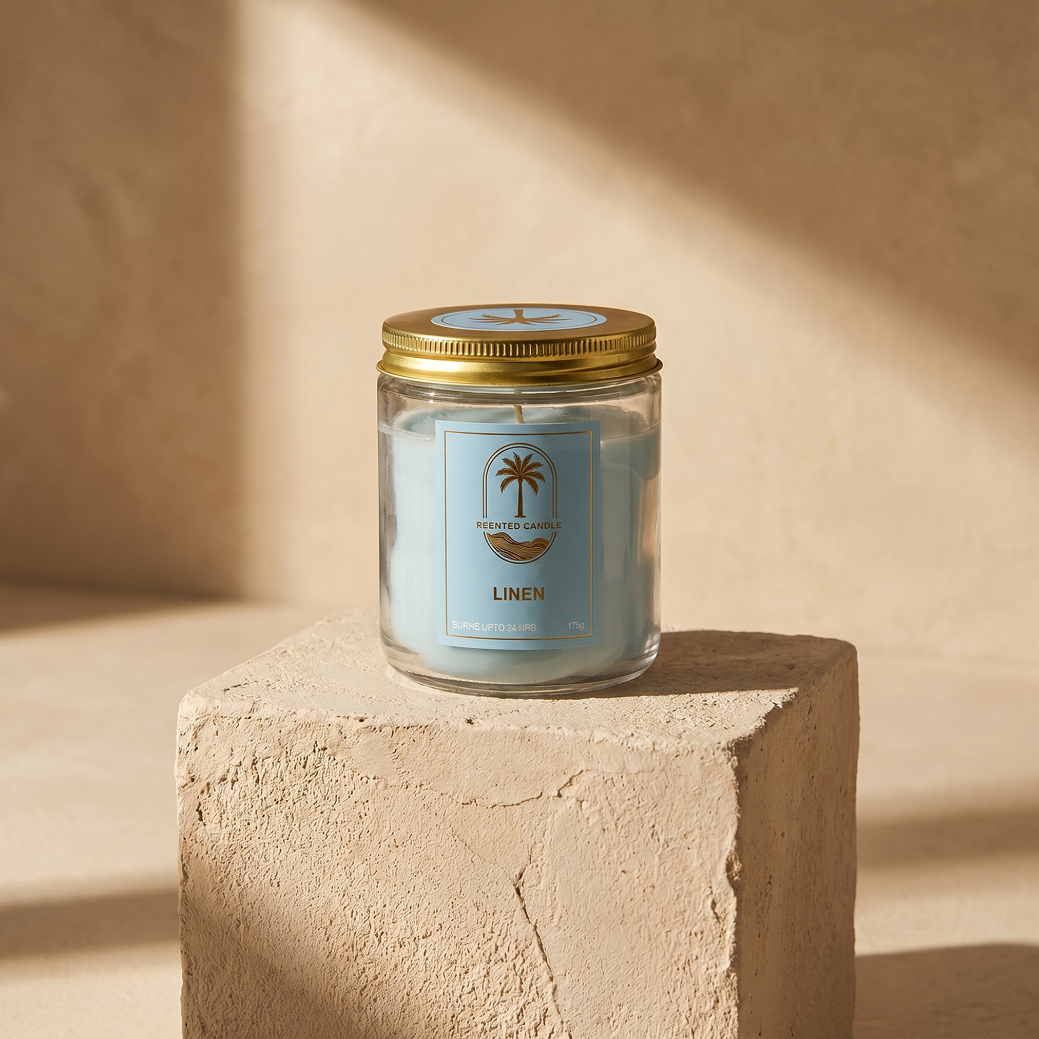 شمعة معطرة برائحة الكتان من بين كلاسيك - 170 غ-household-homefragrance-candles-image-1