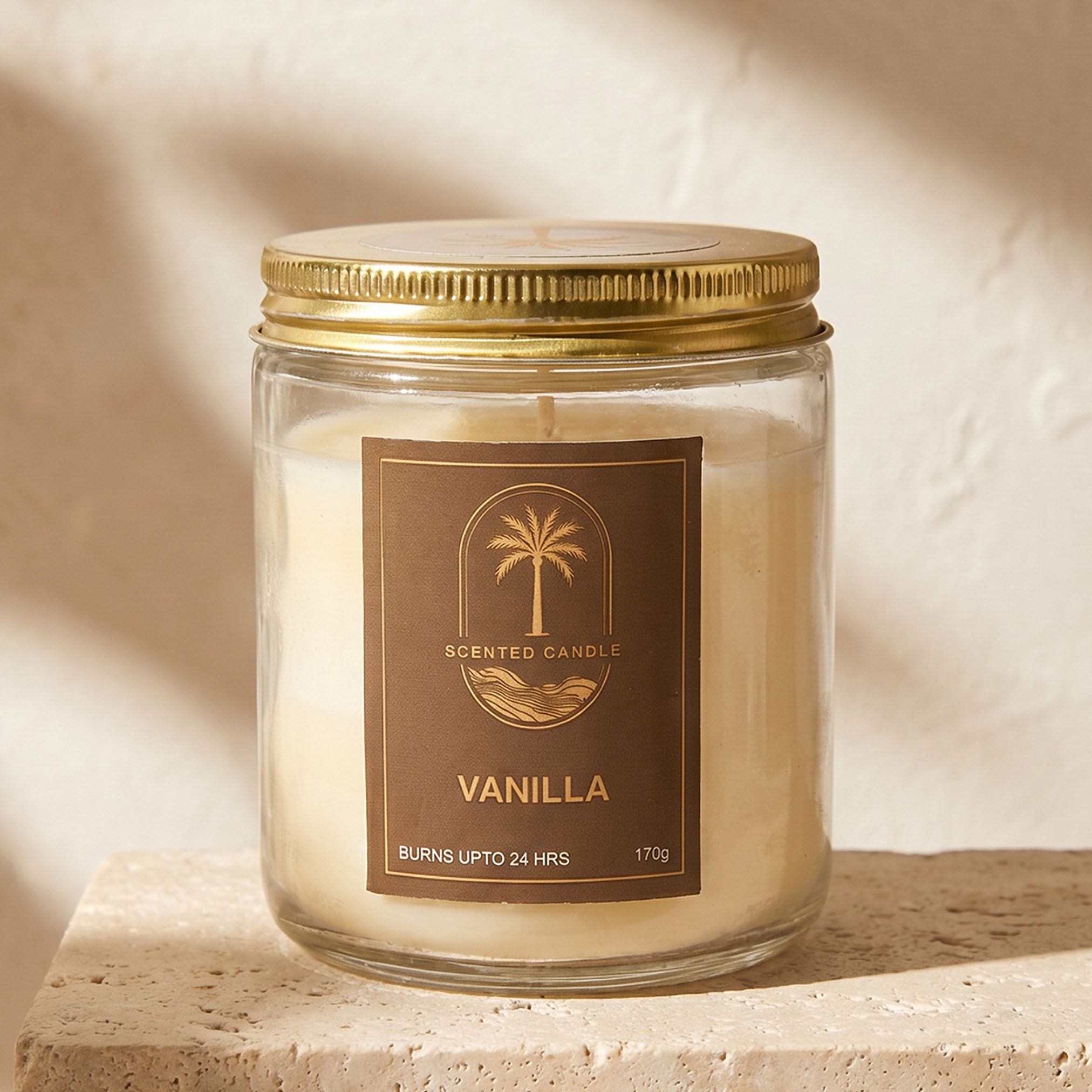 شمعة في برطمان برائحة الفانيلا الكلاسيكية من بن - 170 جم-household-homefragrance-candles-image-1