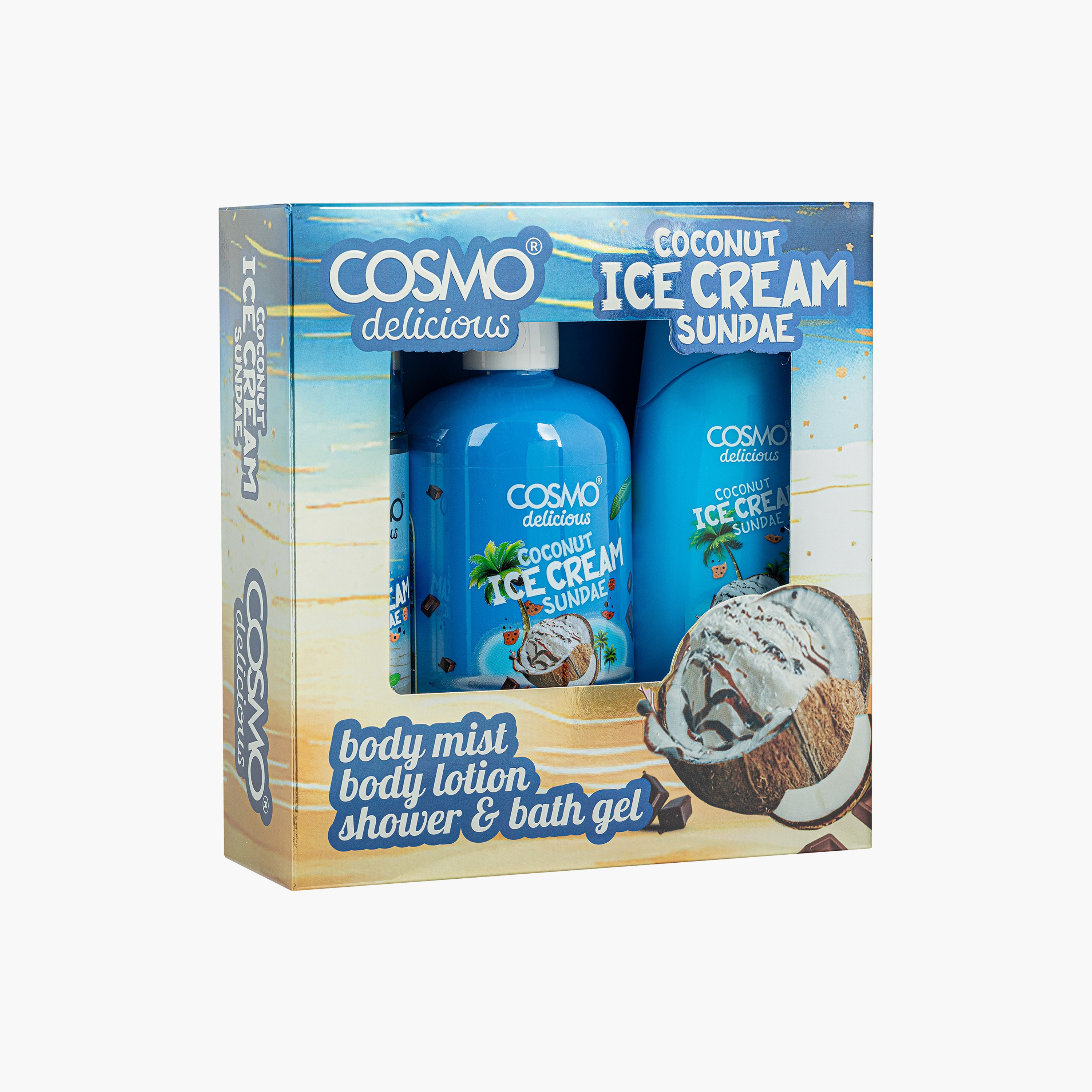 مجموعة آيس كريم صنداي جوز الهند اللذيذة من كوزمو-beautyandpersonalcare-kbeauty-bathandbody-bathandshower-bodywash-image-2