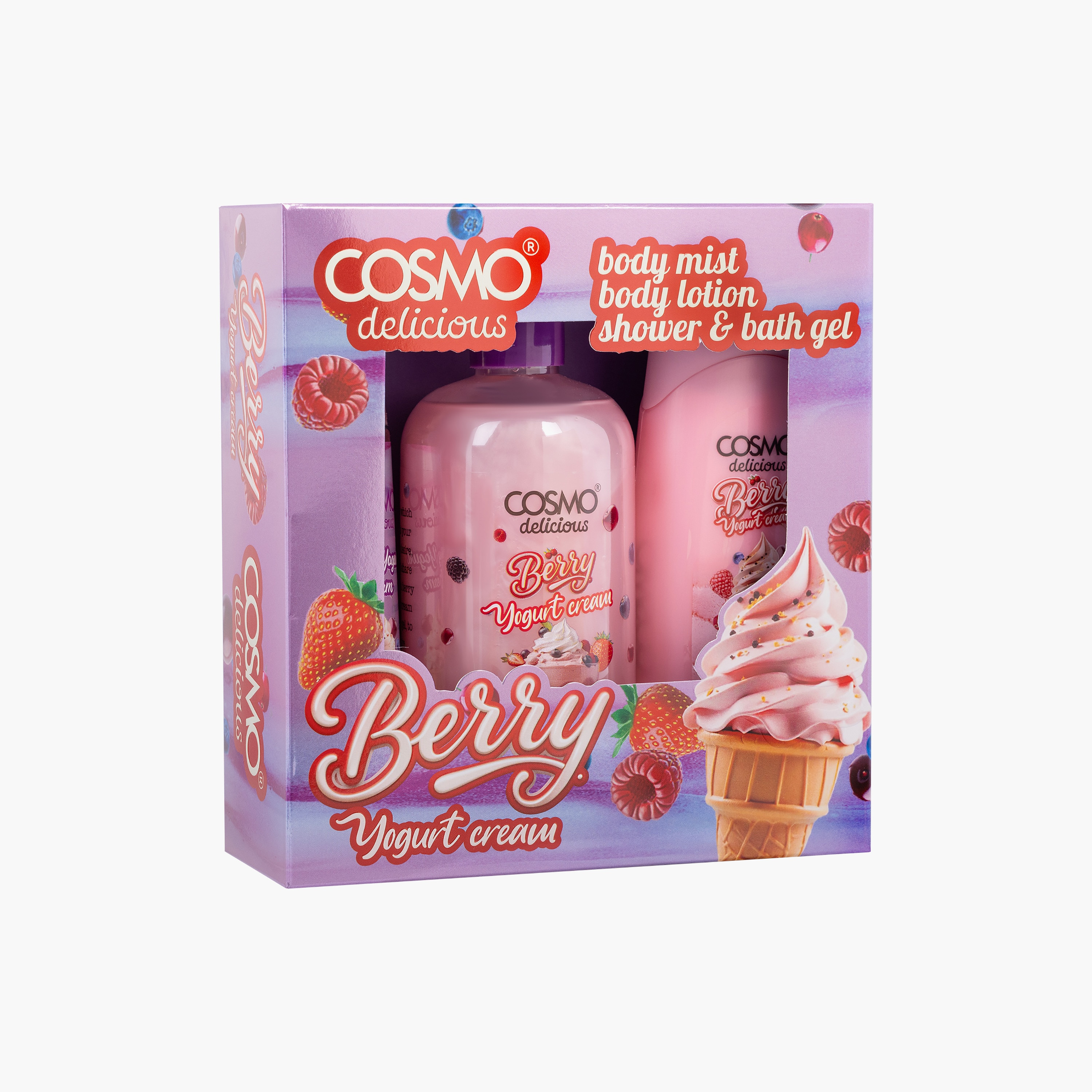 مجموعة كريمة الزبادي بالتوت اللذيذة من كوزمو-beautyandpersonalcare-kbeauty-bathandbody-bathandshower-bodywash-image-2