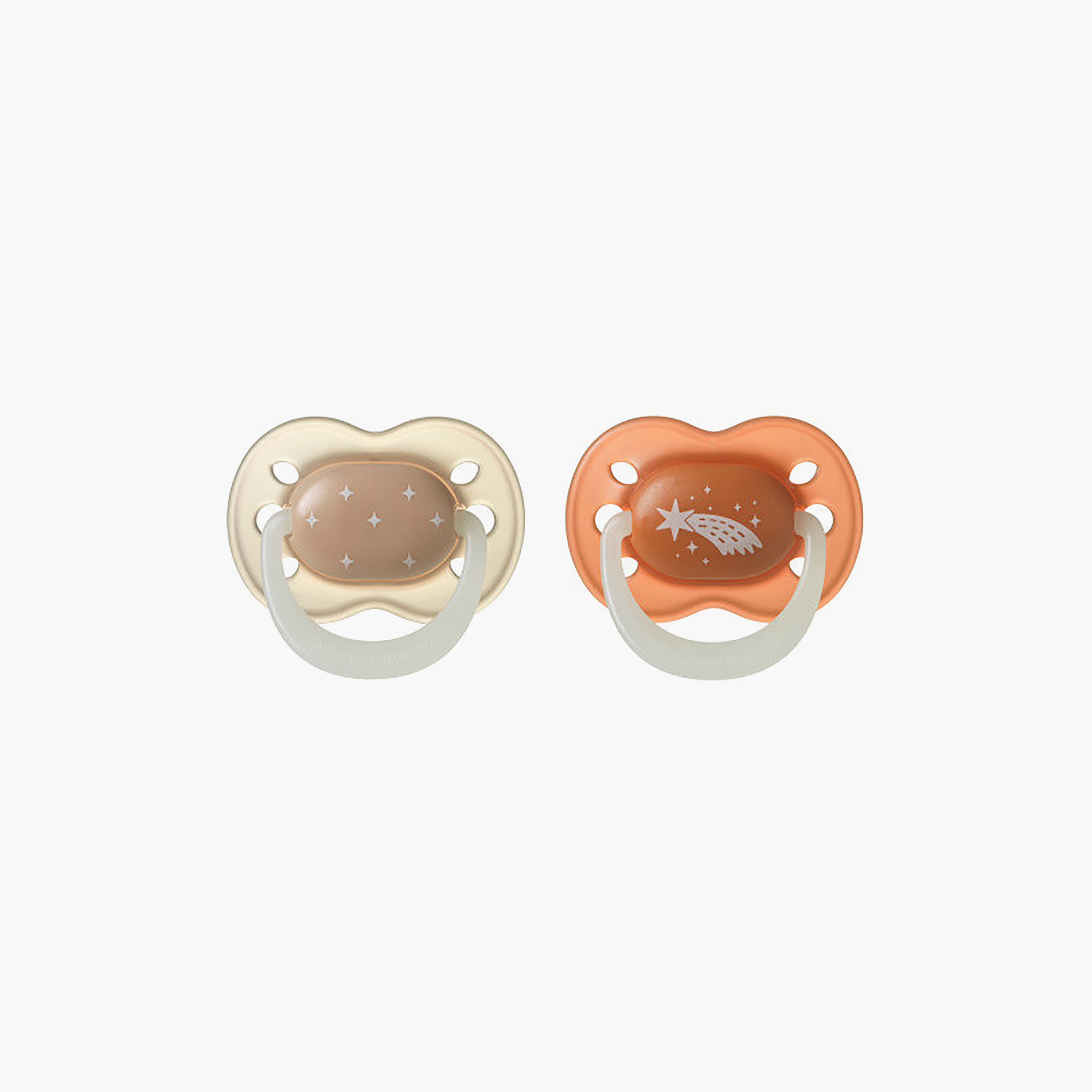 Tommee Tippee 2-Piece Night Glow Silicone Soothers - 0-6 Months - Assorted-baby-feeding-pacifiers-image-3