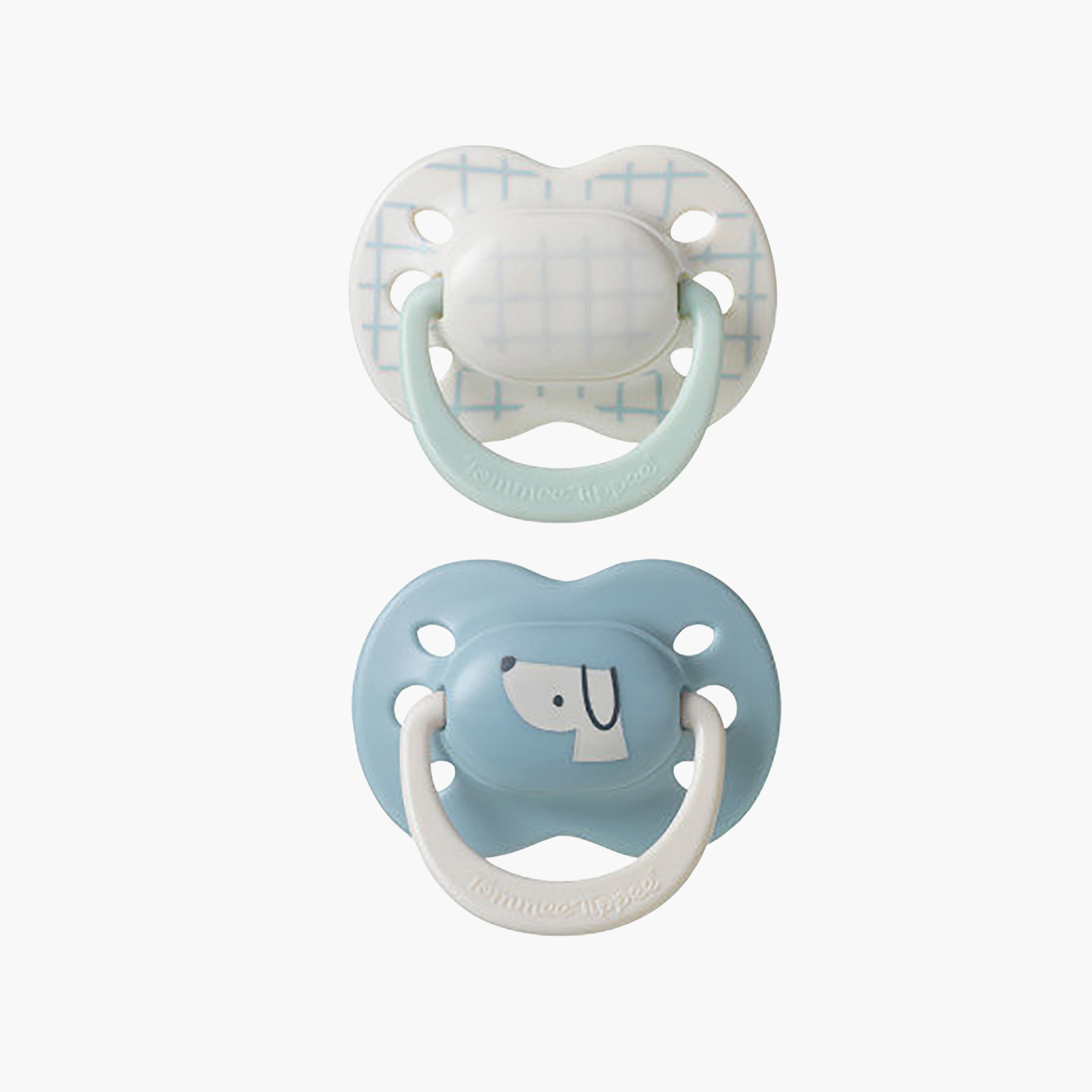 Tommee Tippee 2-Piece Ultimate-Fit Soothers with Case - 0-6 Months - Assorted-baby-feeding-pacifiers-image-1